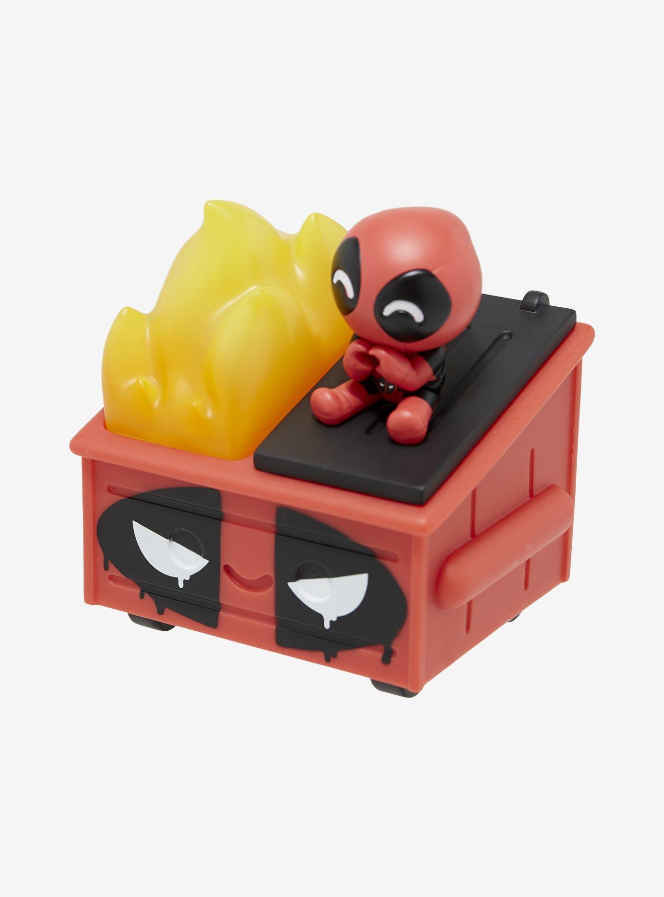 100% Soft Marvel Deadpool Dumpster Fire Vinyl Figure, , alternate