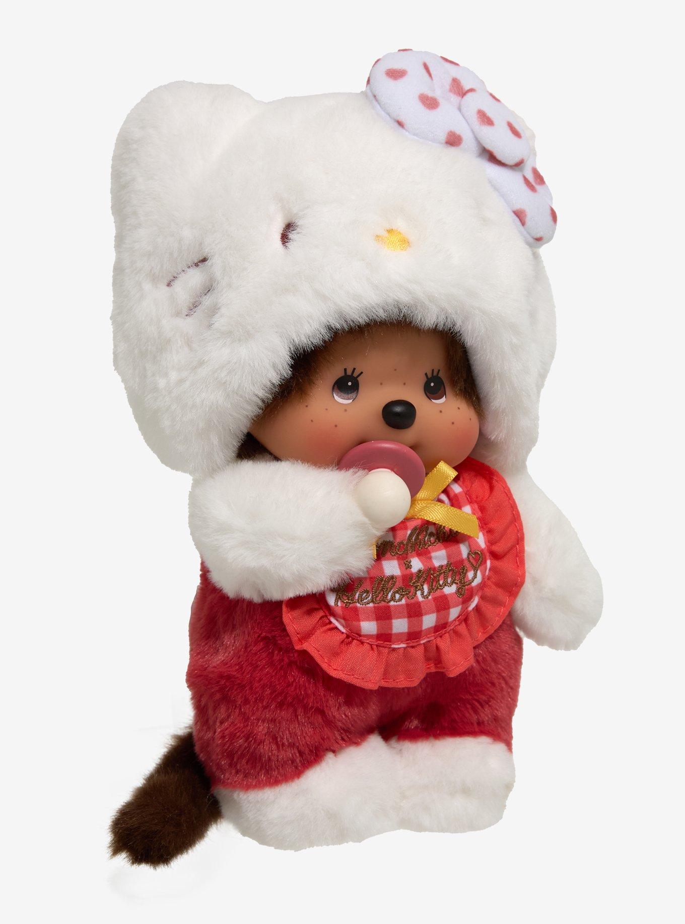 Monchhichi X Hello Kitty Gingham Bib Doll, , hi-res