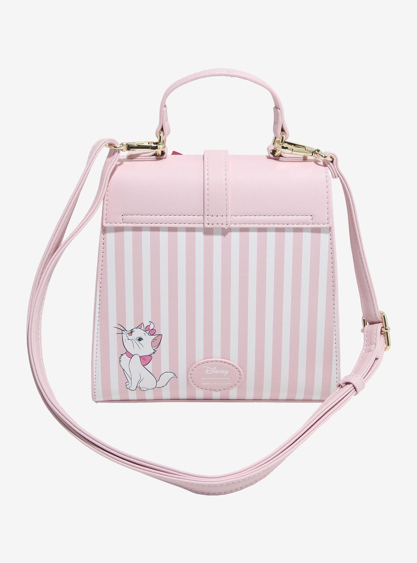 Her Universe Disney The Aristocats Marie Bows Stripe Crossbody Bag, , alternate