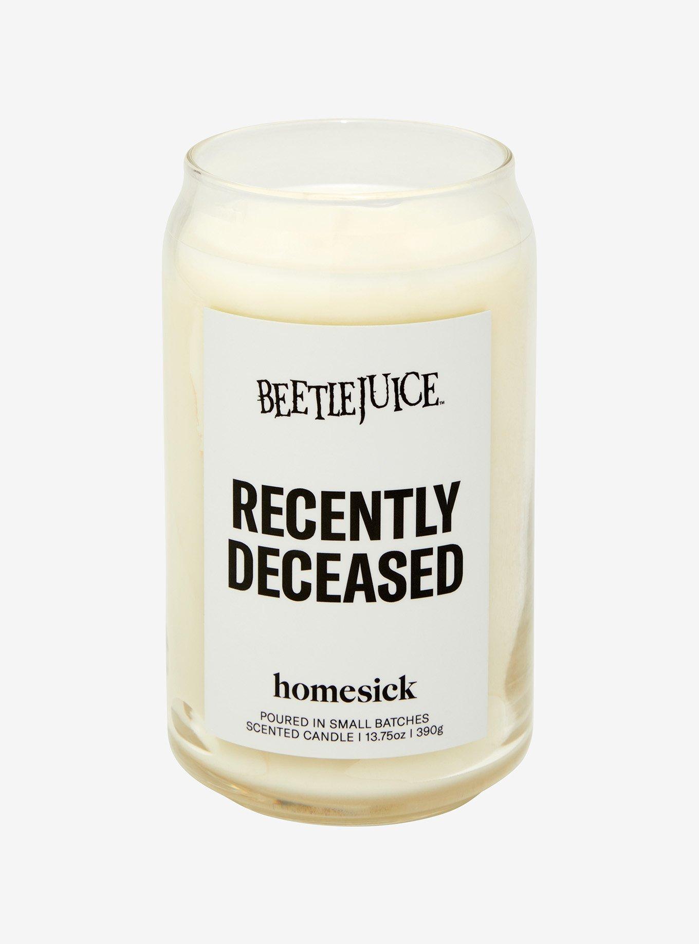 Homesick Beetlejuice Recently Deceased Candle, , alternate