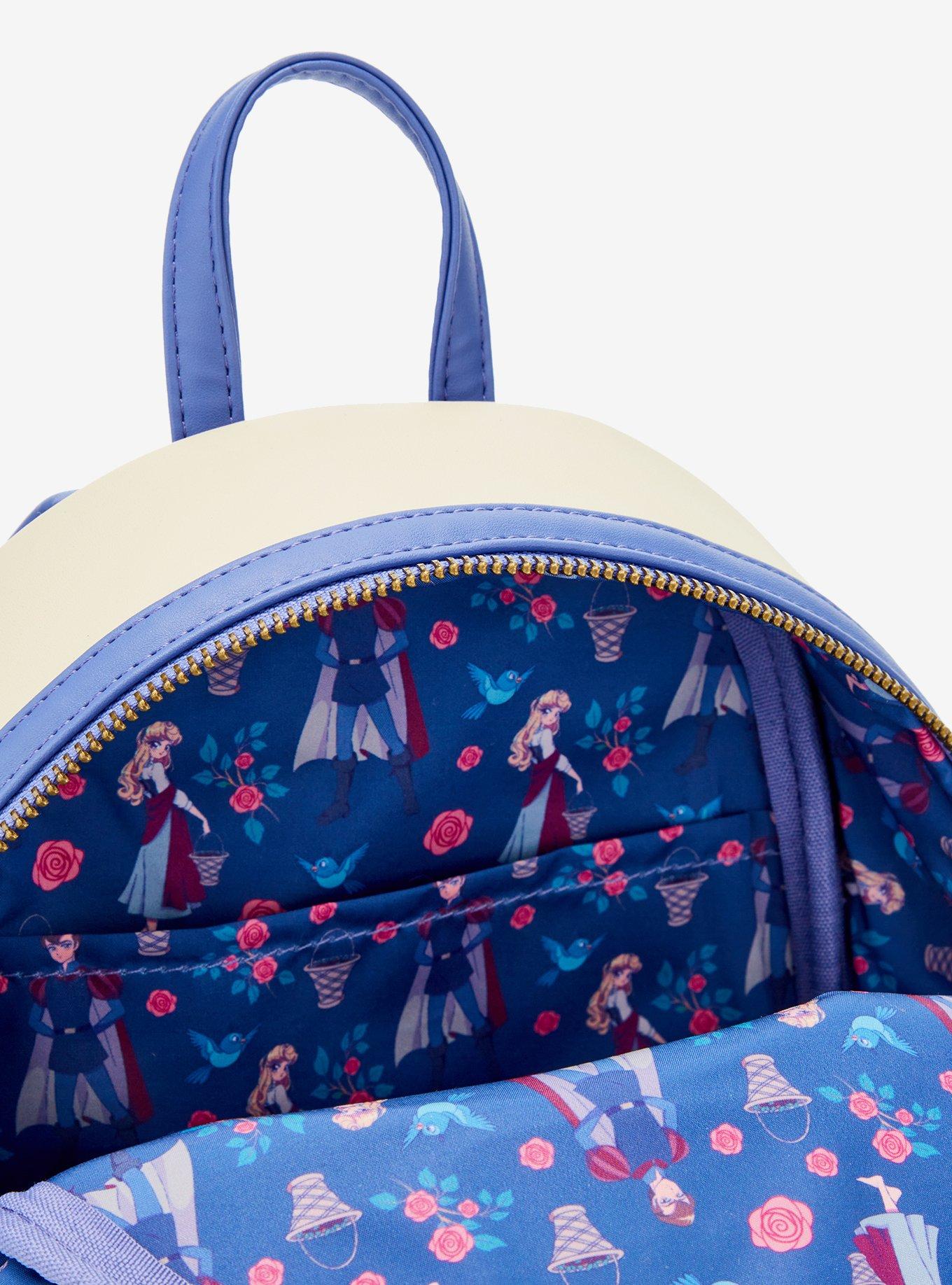 Loungefly Disney Sleeping Beauty Aurora & Philip Roses Mini Backpack, , alternate