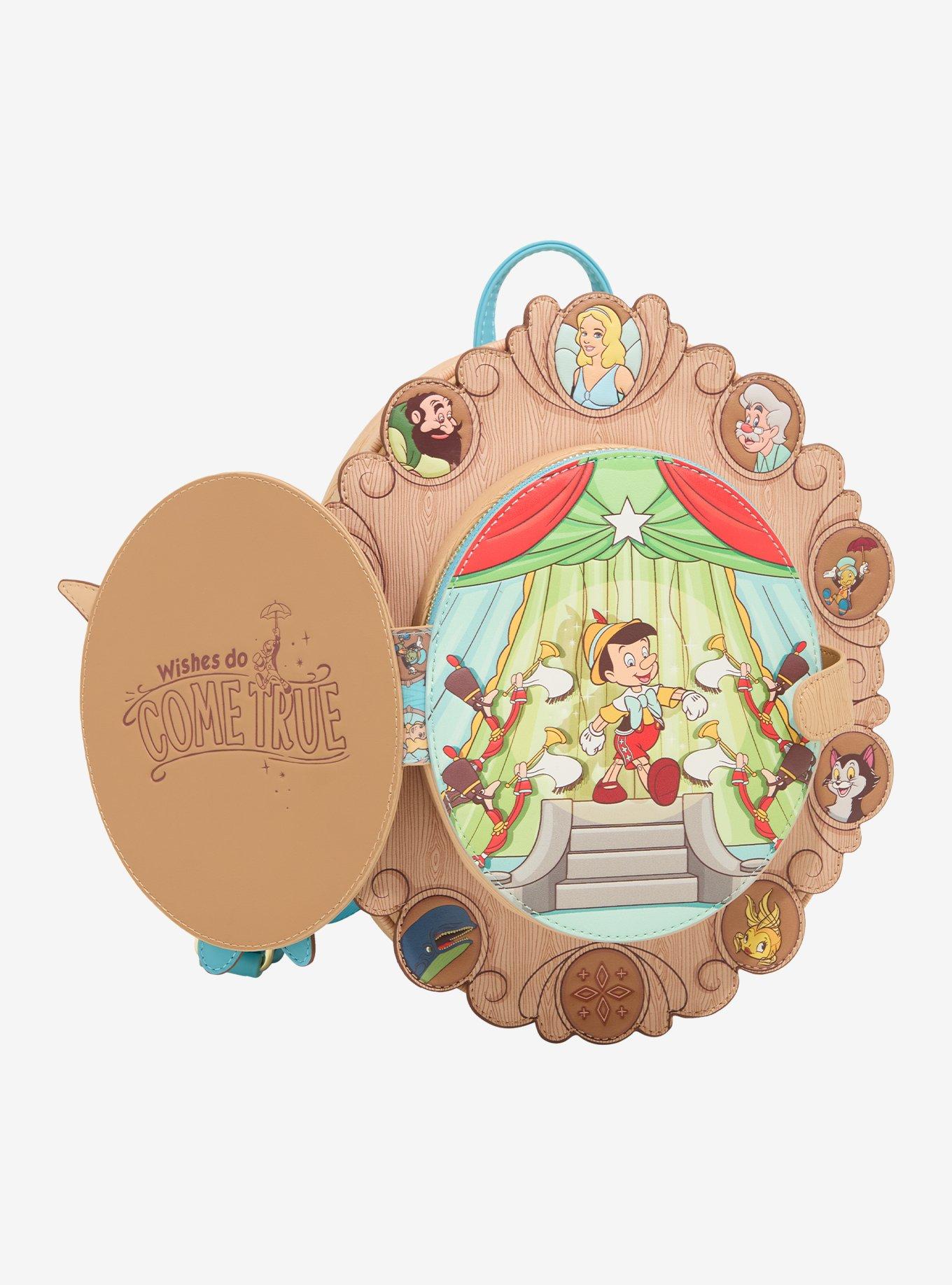 Loungefly Disney Pinocchio Cameo Mini Backpack, , alternate