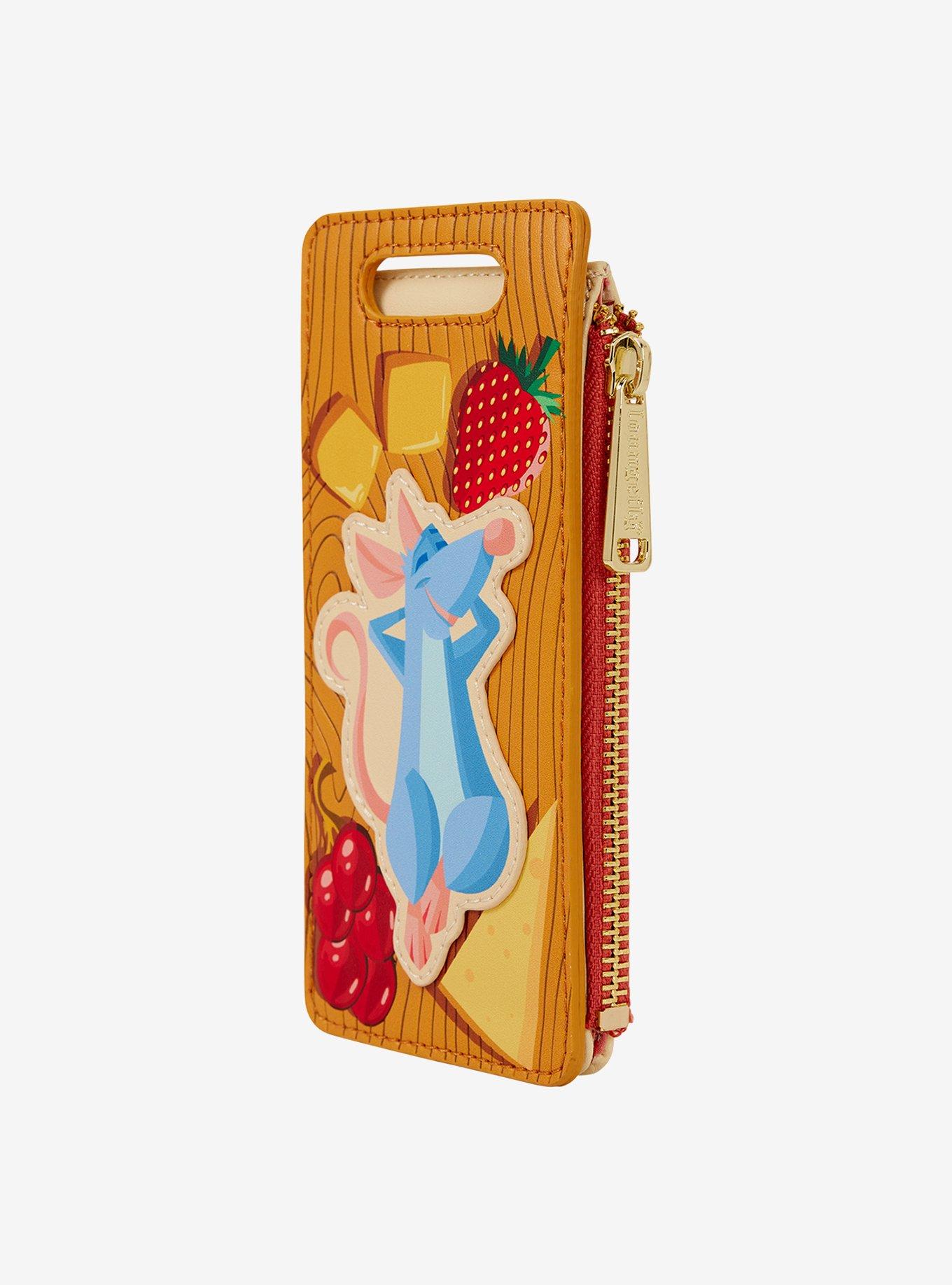 Loungefly Disney Pixar Ratatouille Remy Cheese Board Figural Cardholder, , alternate