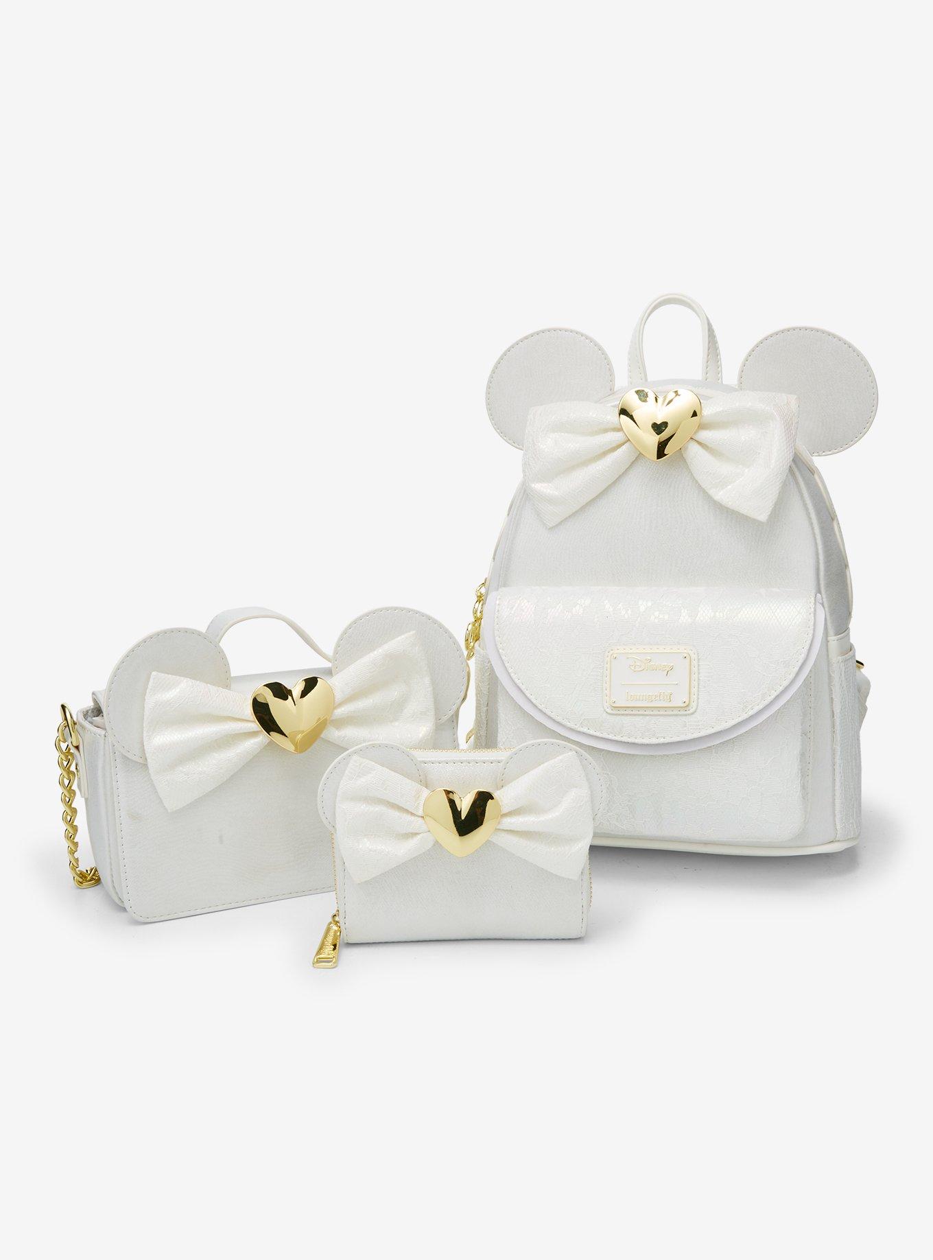 Loungefly Disney Minnie Mouse Wedding Mini Backpack, , alternate