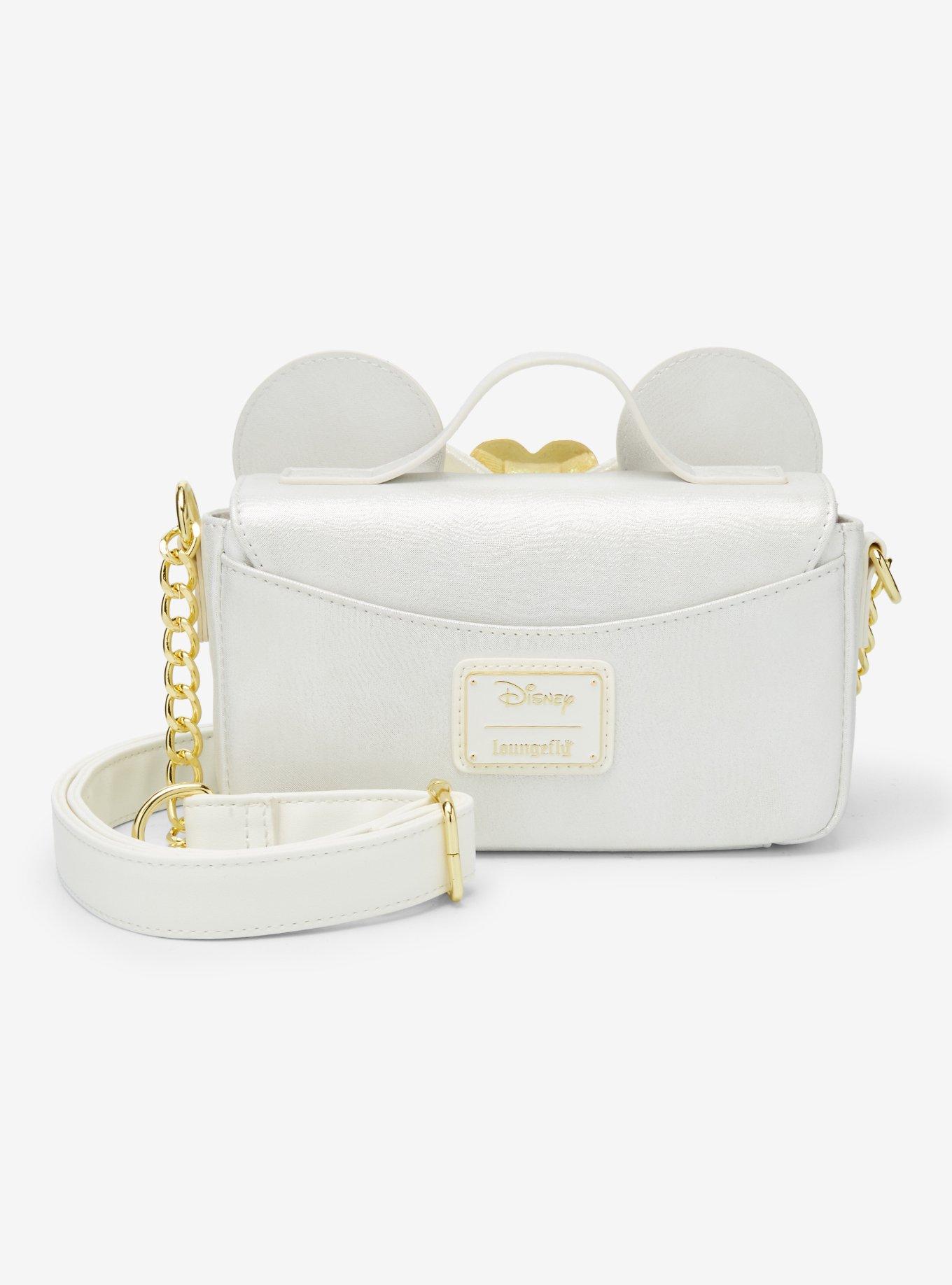 Loungefly Disney Minnie Mouse Wedding Crossbody Bag, , alternate