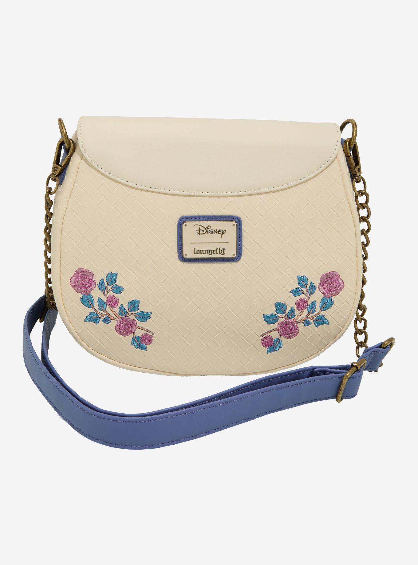 Loungefly Disney Sleeping Beauty Aurora & Philip Roses Crossbody Bag, , alternate