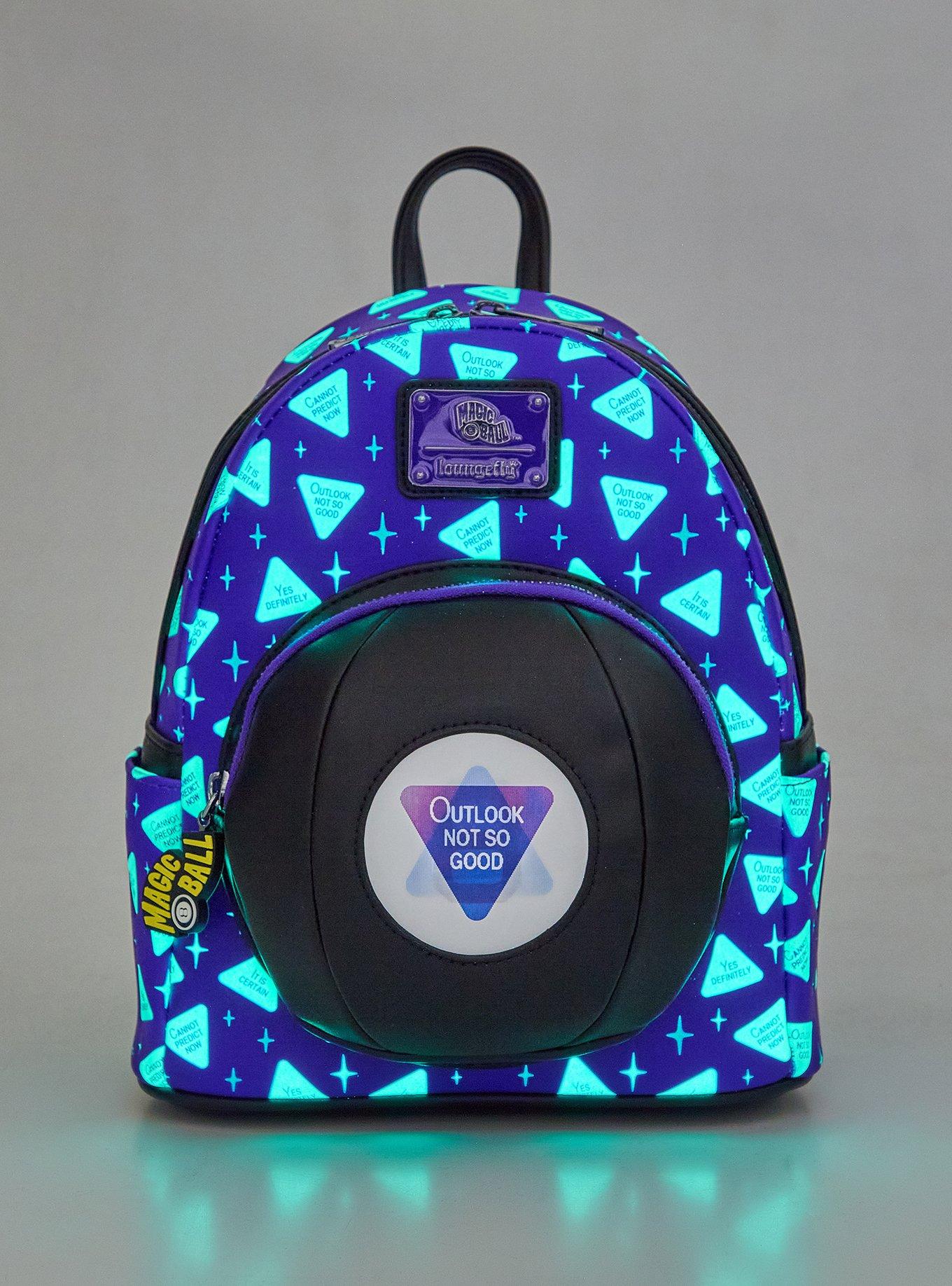 Loungefly Magic 8 Ball Lenticular Glow-In-The-Dark Mini Backpack, , hi-res