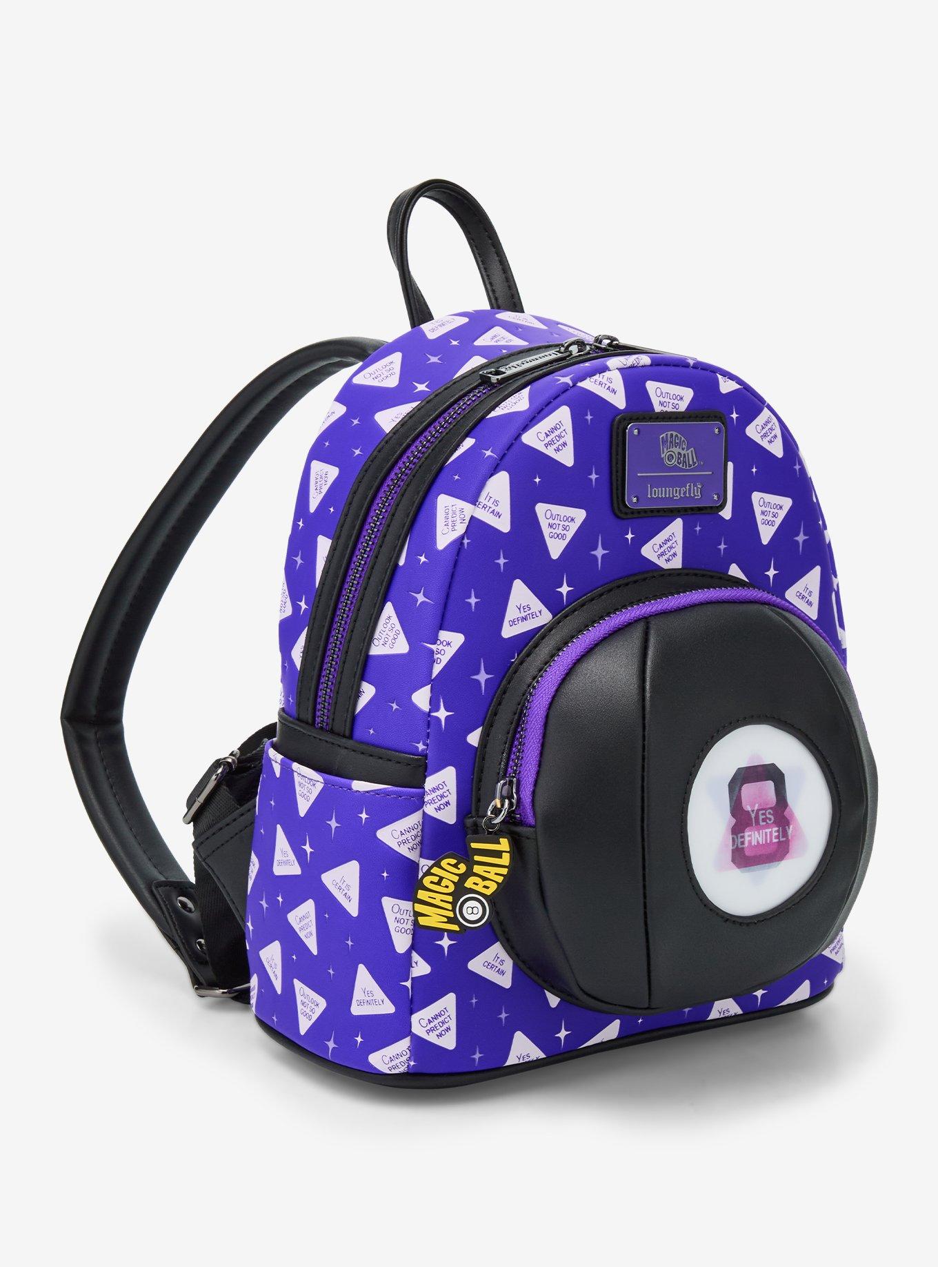 Loungefly Magic 8 Ball Lenticular Glow-In-The-Dark Mini Backpack, , alternate