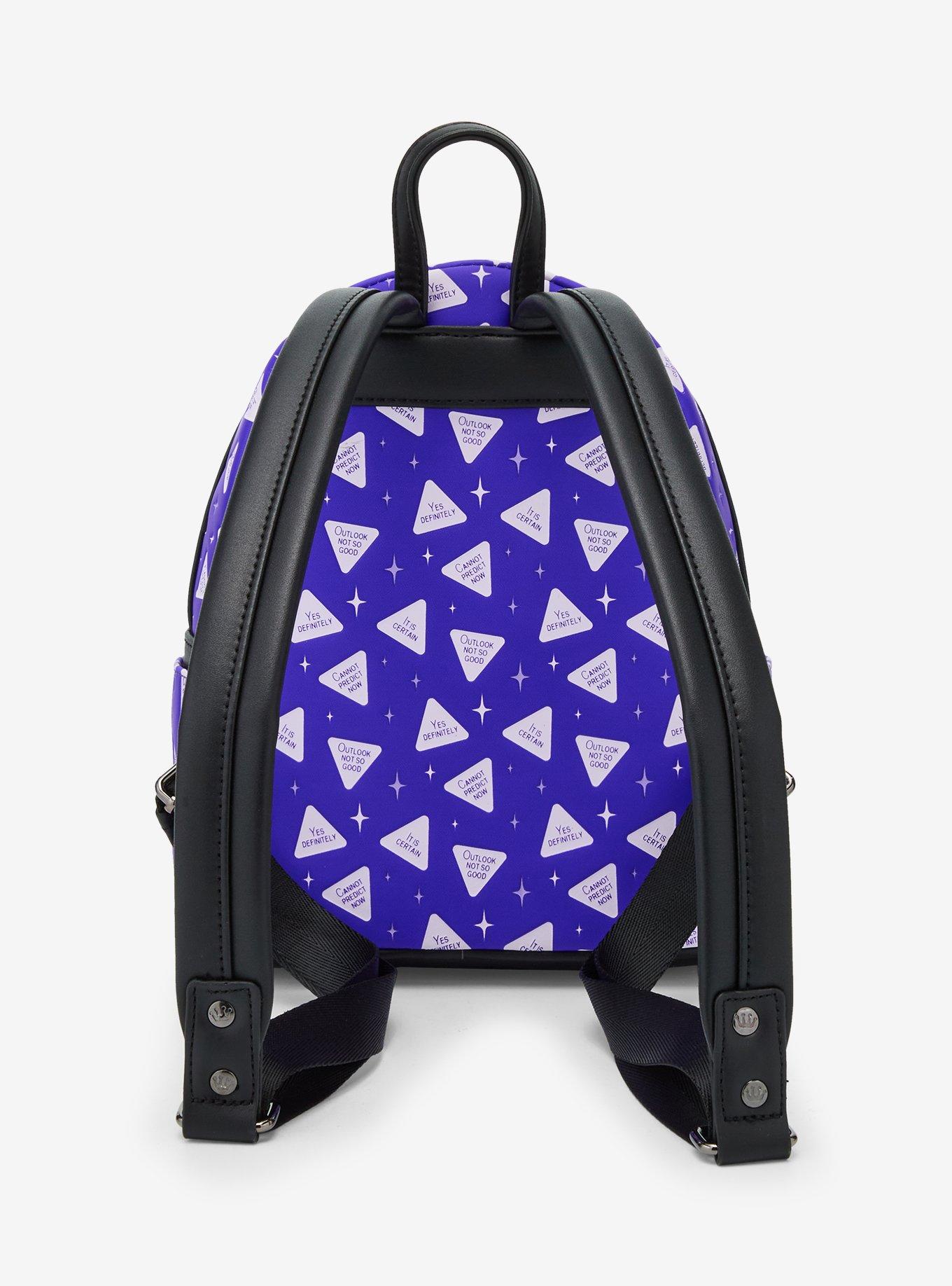 Loungefly Magic 8 Ball Lenticular Glow-In-The-Dark Mini Backpack, , alternate