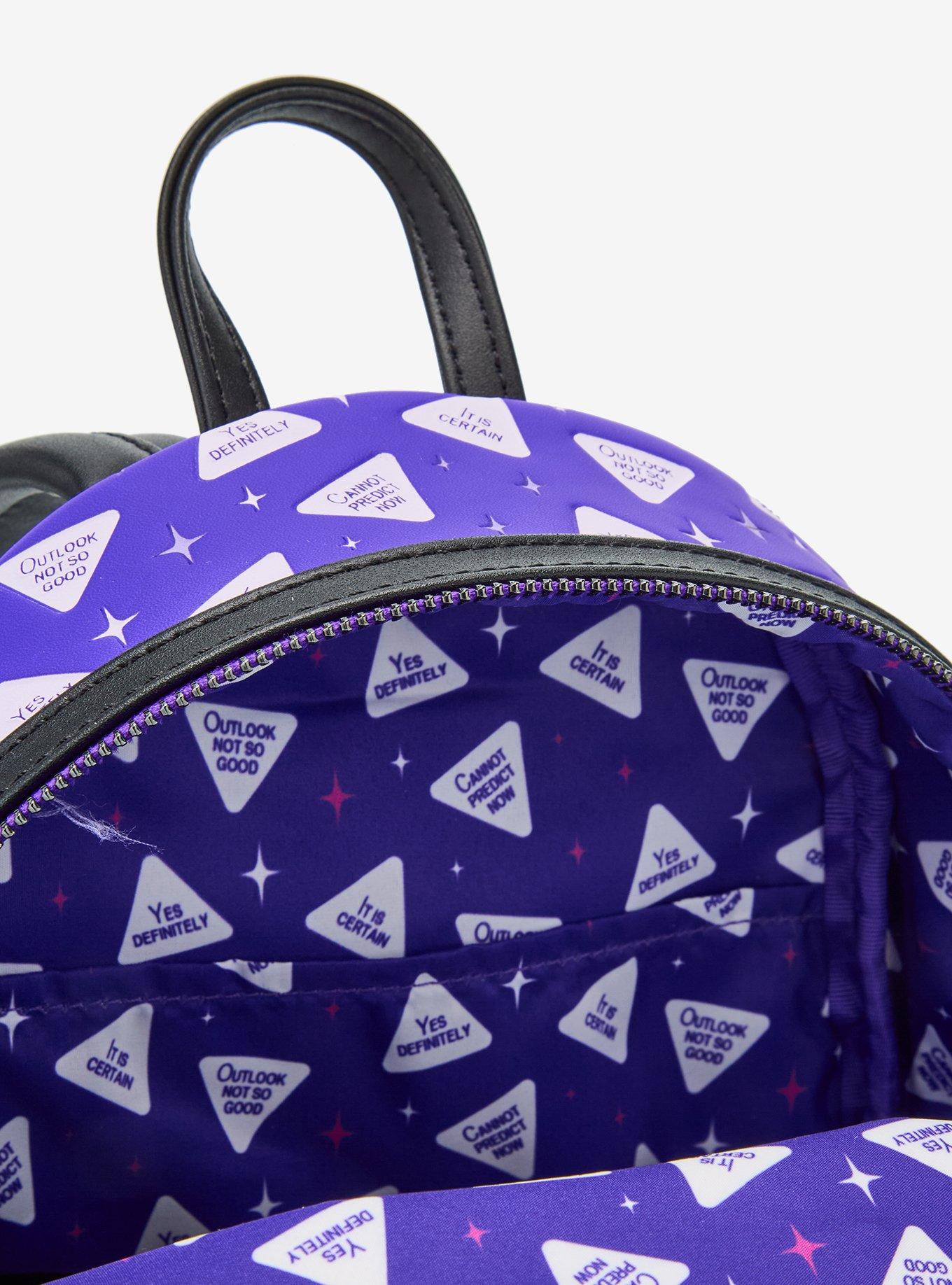 Loungefly Magic 8 Ball Lenticular Glow-In-The-Dark Mini Backpack, , alternate