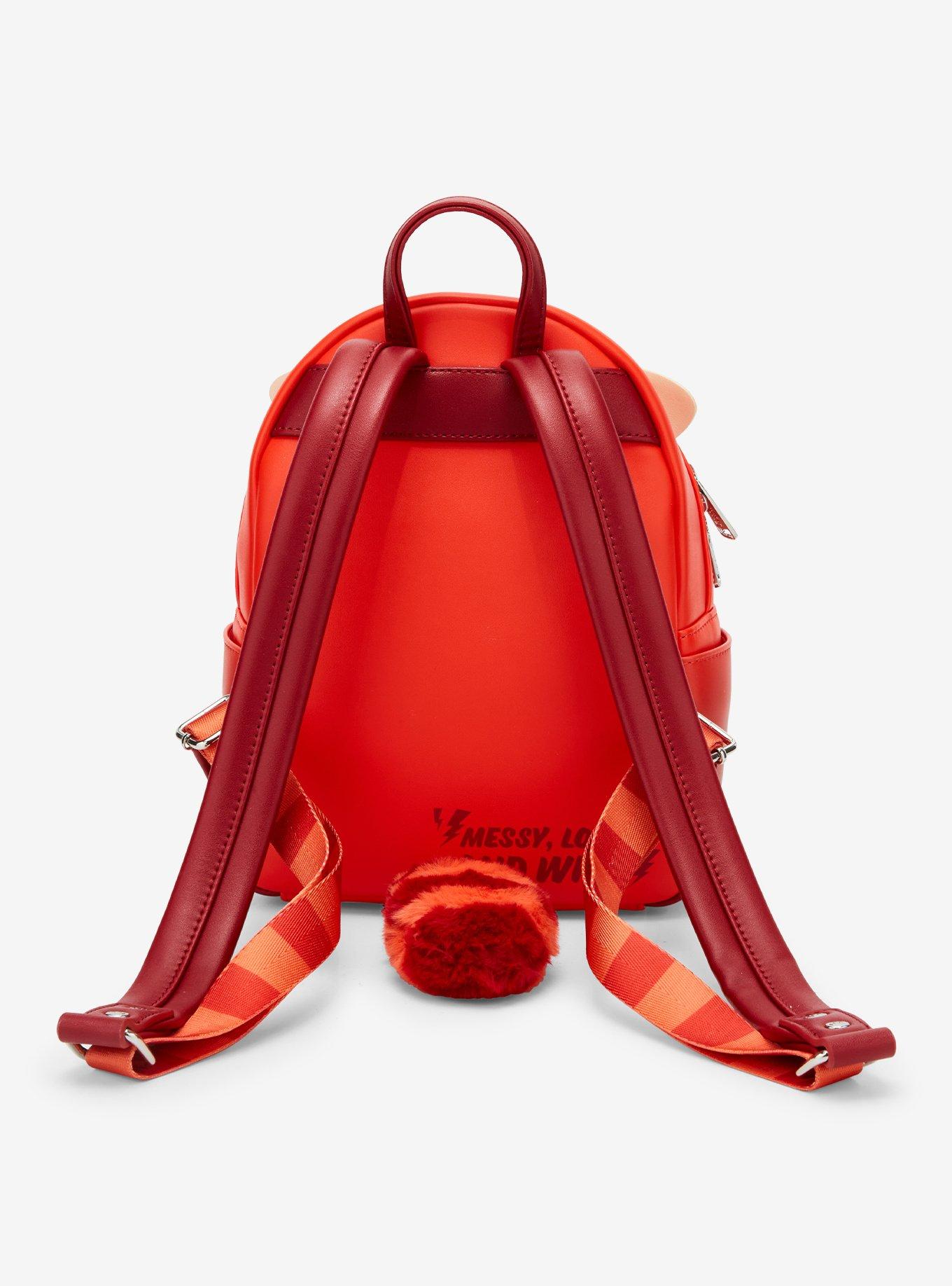 Loungefly Disney Pixar Turning Red Mei Figural Mini Backpack, , alternate