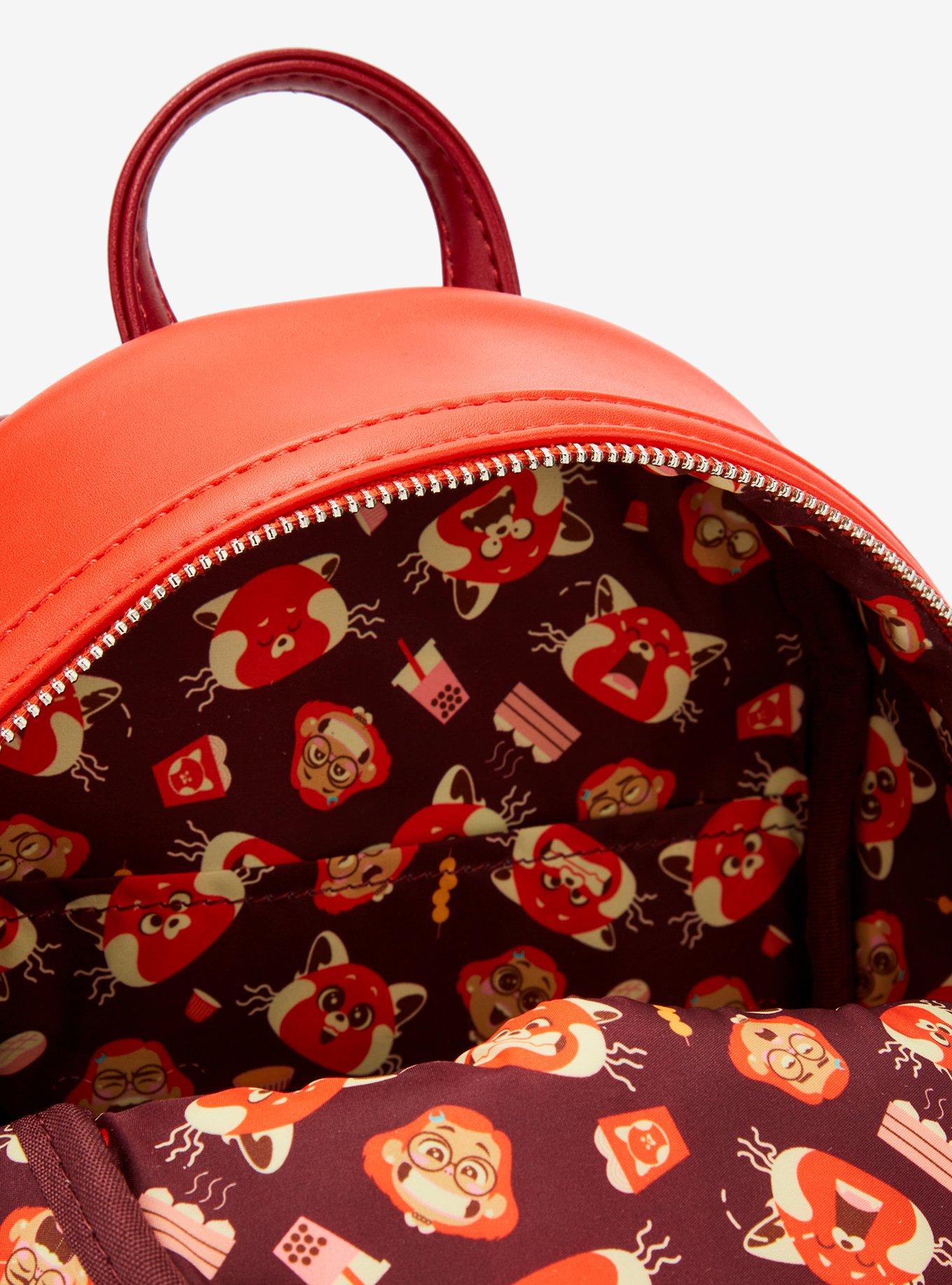 Loungefly Disney Pixar Turning Red Mei Figural Mini Backpack, , alternate