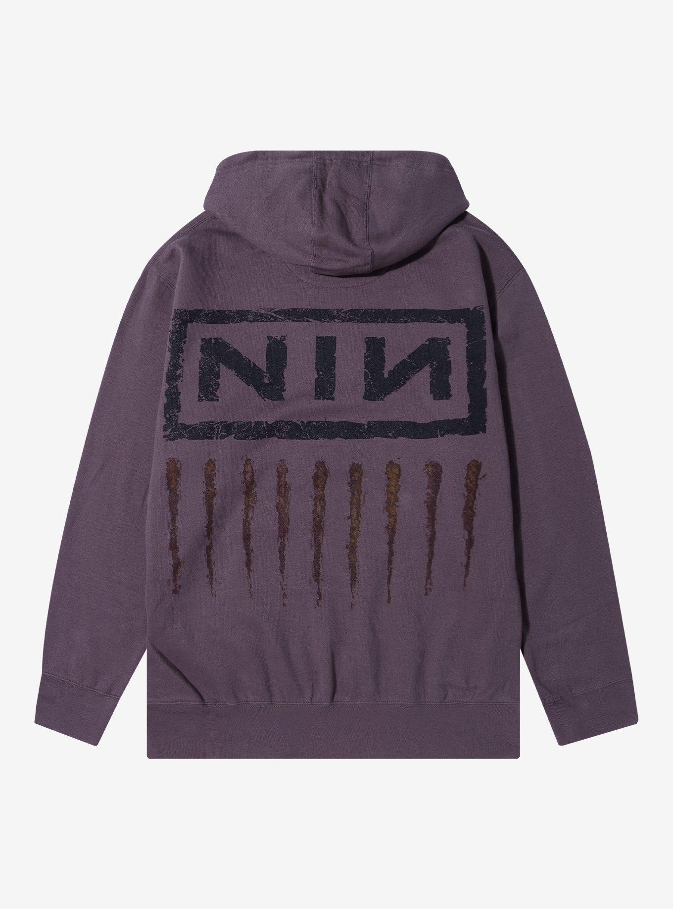 Nine Inch Nails Logo Two-Sided Hoodie, , hi-res