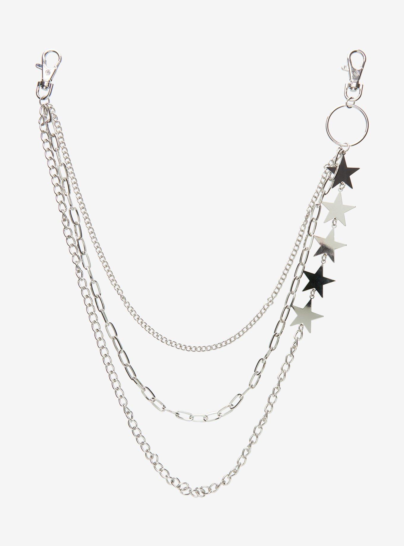 Star 16 Inch, 20 Inch & 24 Inch Triple Wallet Chain, , hi-res