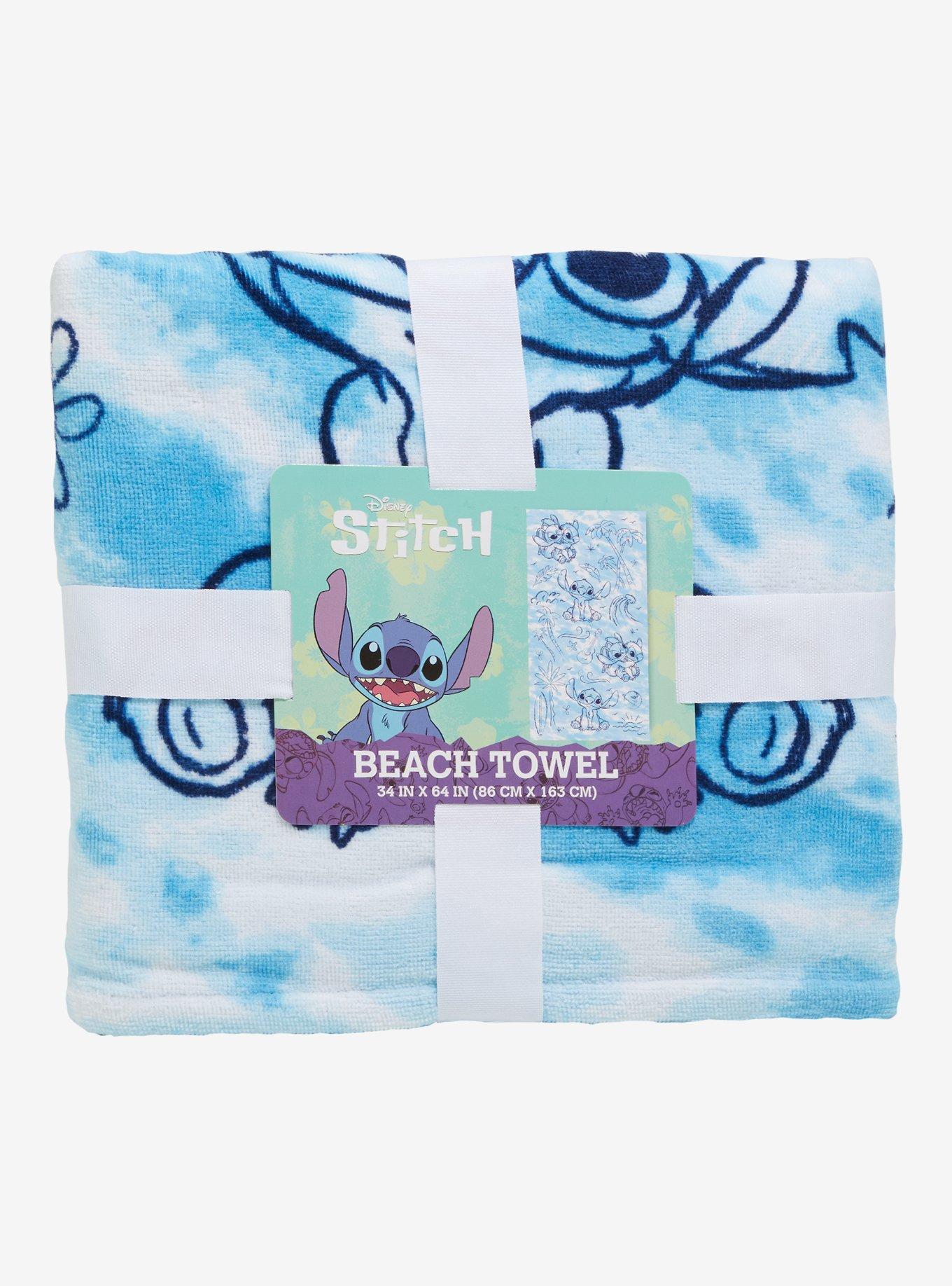 Disney Lilo & Stitch Blue Stitch Beach Towel — BoxLunch Exclusive