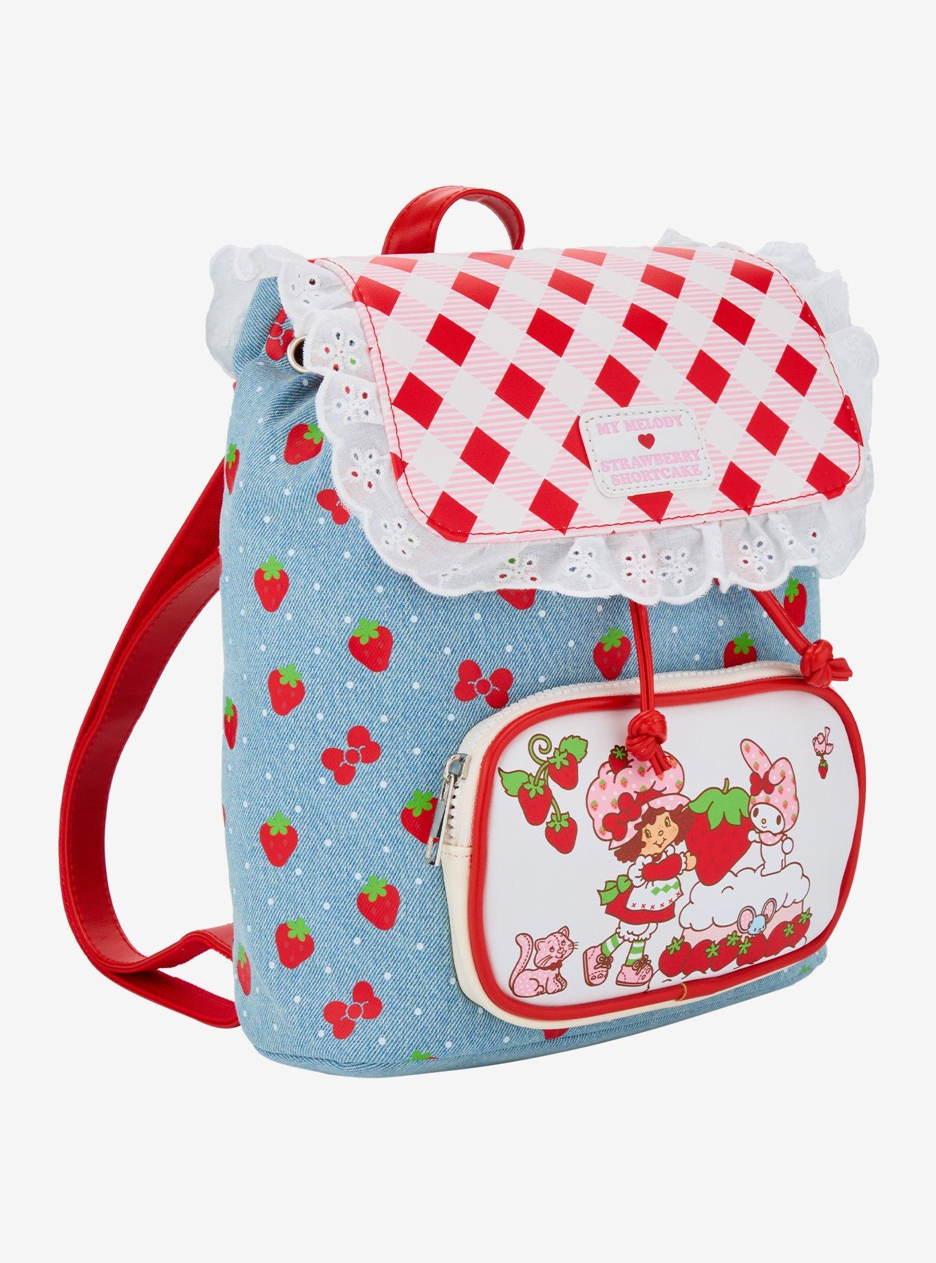 Strawberry Shortcake X My Melody Mini Slouch Backpack, , hi-res