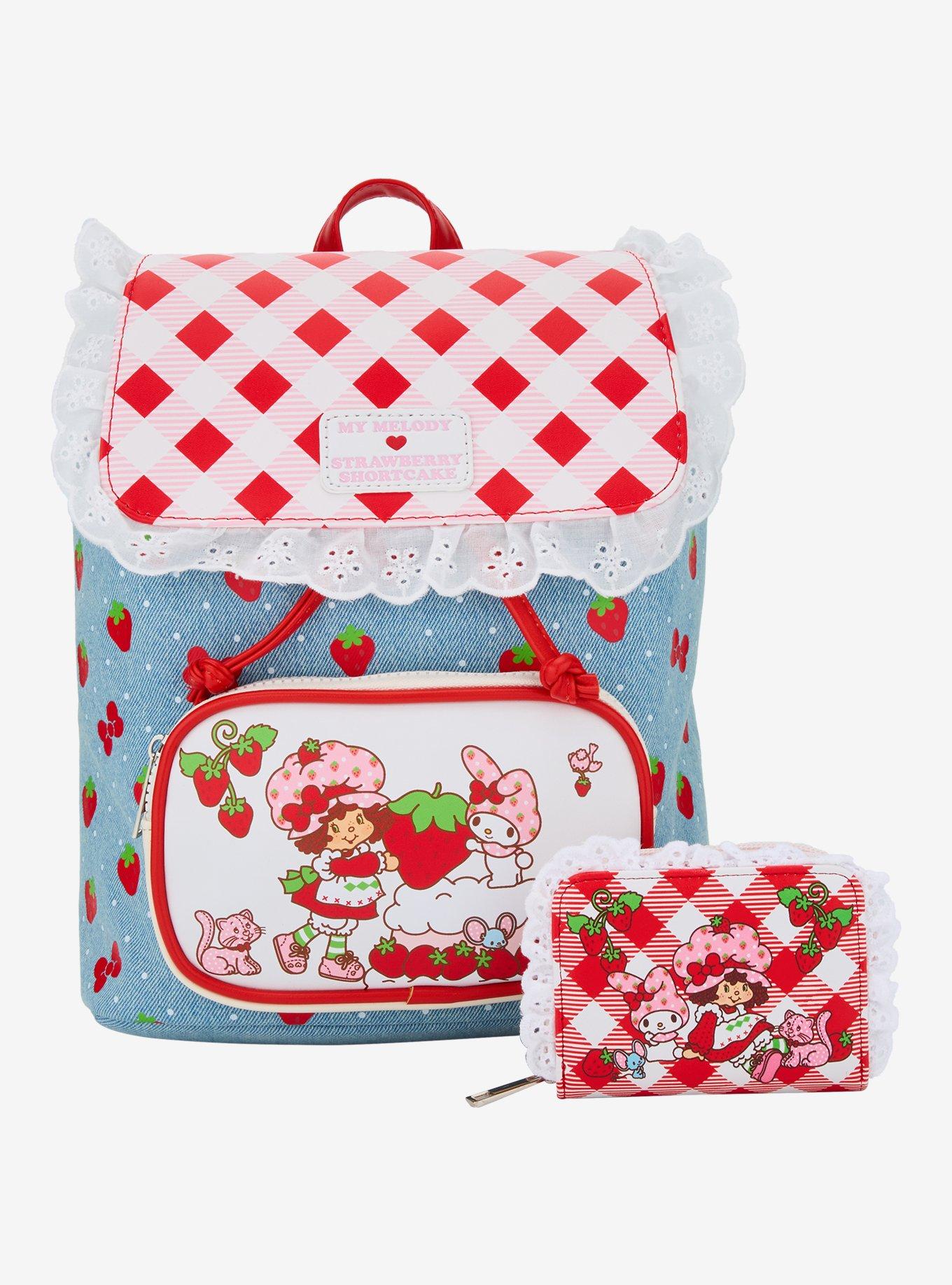 Strawberry Shortcake X My Melody Mini Slouch Backpack