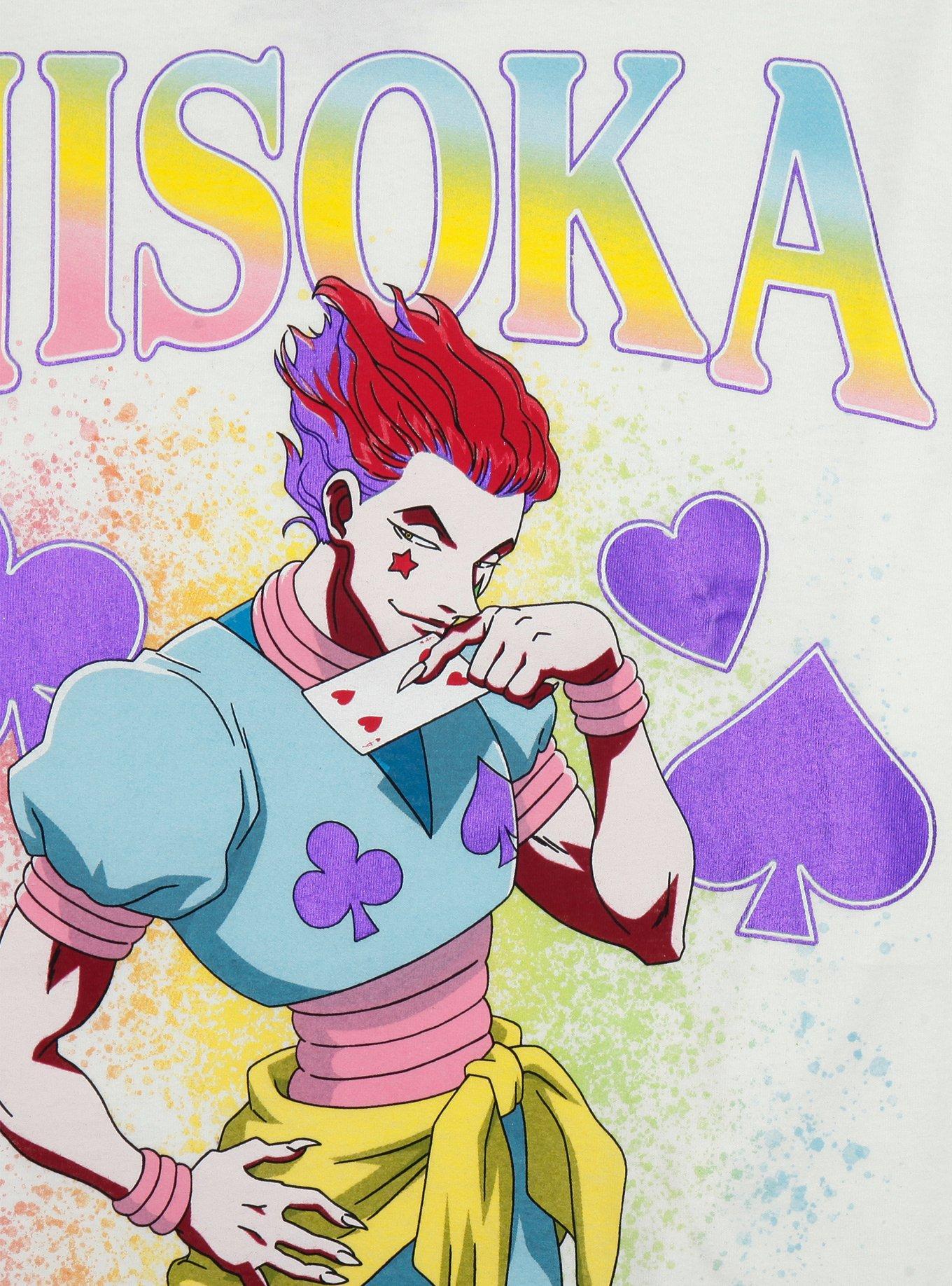 Hunter X Hunter Hisoka Colorful Boyfriend Fit Girls T-Shirt, , hi-res