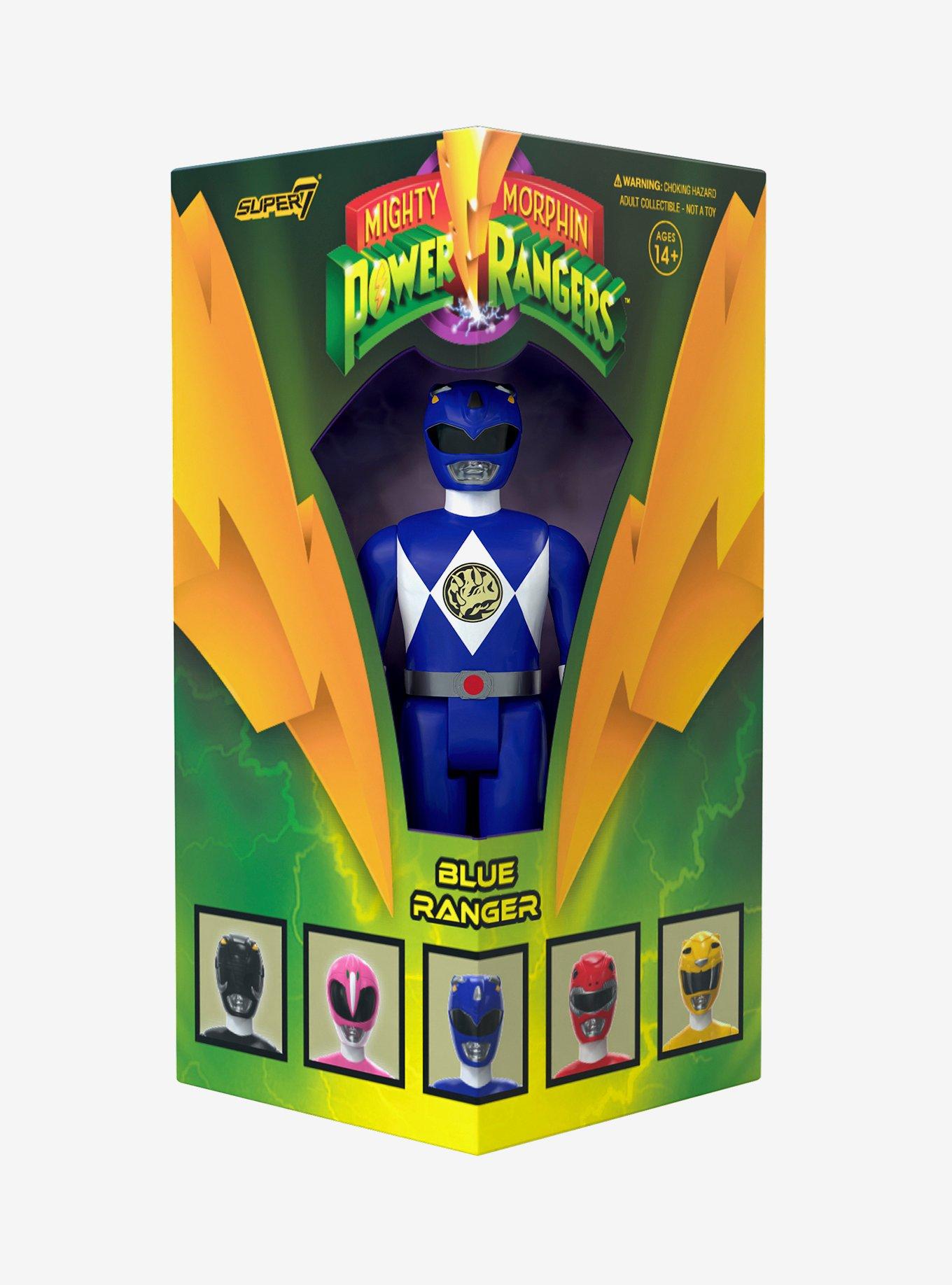 Super7 Mighty Morphin' Power Rangers ReAction Blue Ranger SDCC 2023 Exclusive Figure, , alternate