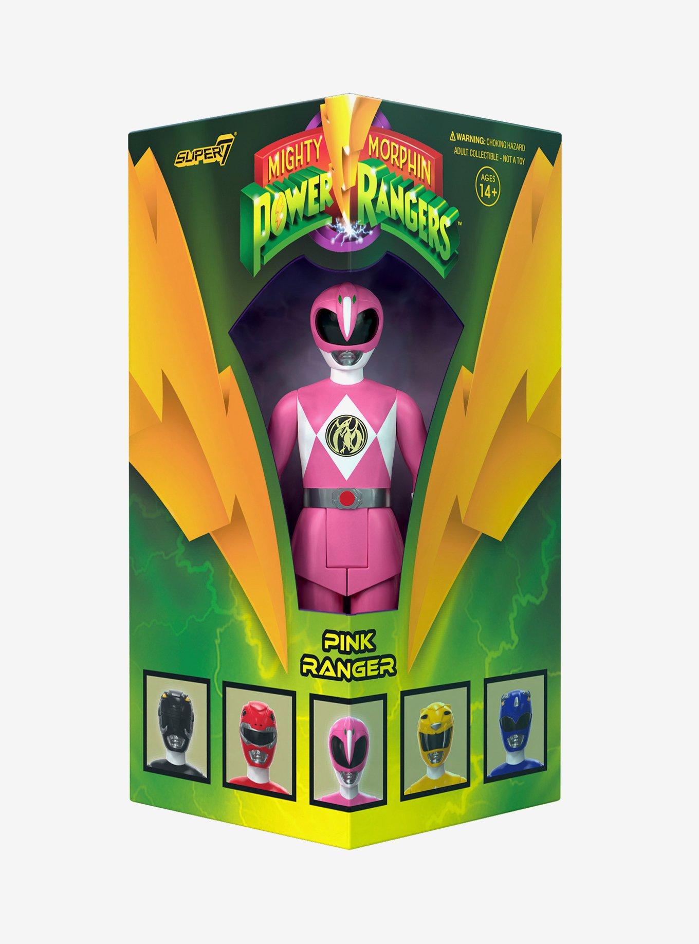 Super7 Mighty Morphin' Power Rangers ReAction Pink Ranger SDCC 2023 Exclusive Figure, , alternate