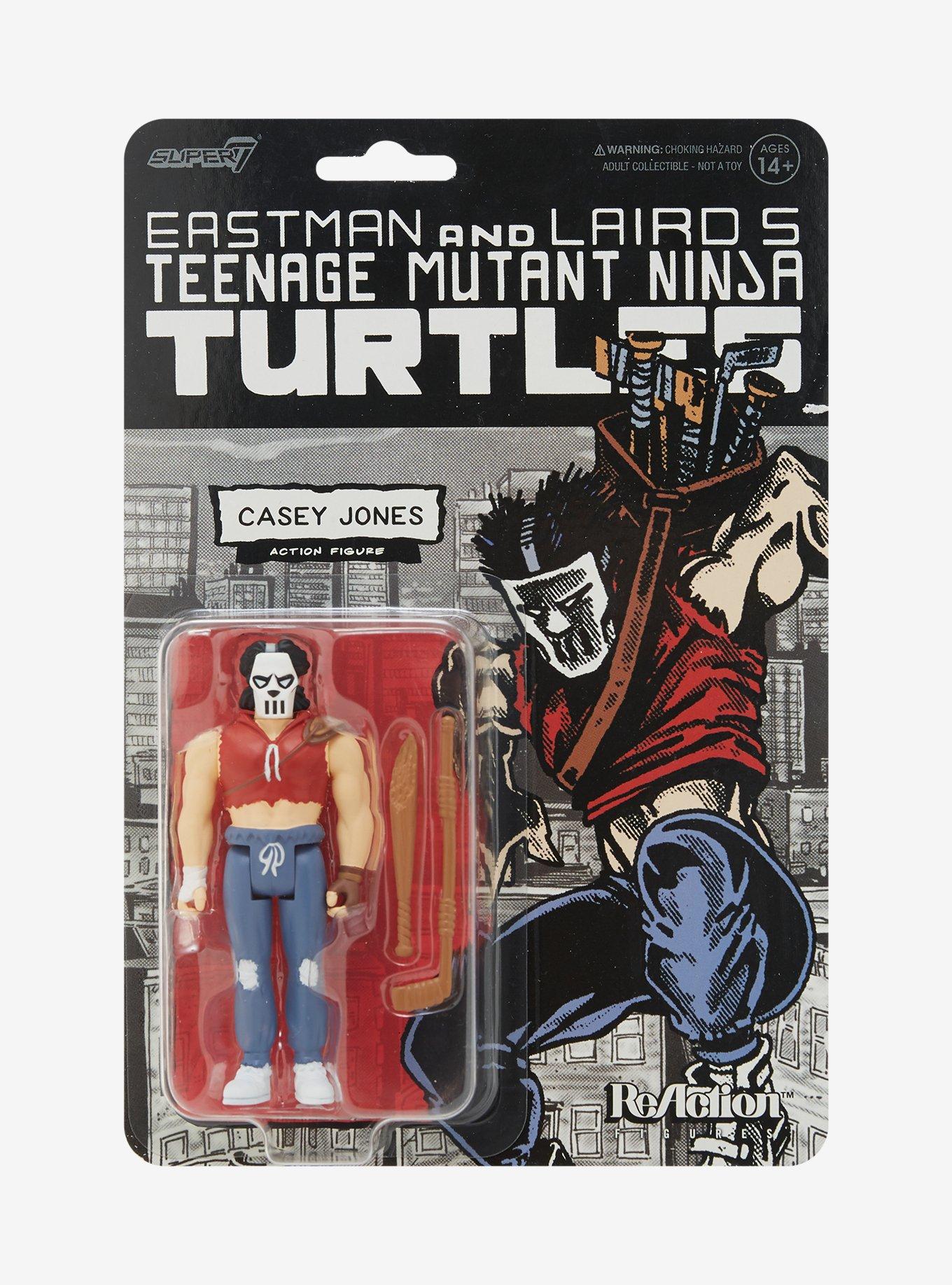 Super7 Teenage Mutant Ninja Turtles ReAction Casey Jones (Comic Color) Figure, , alternate