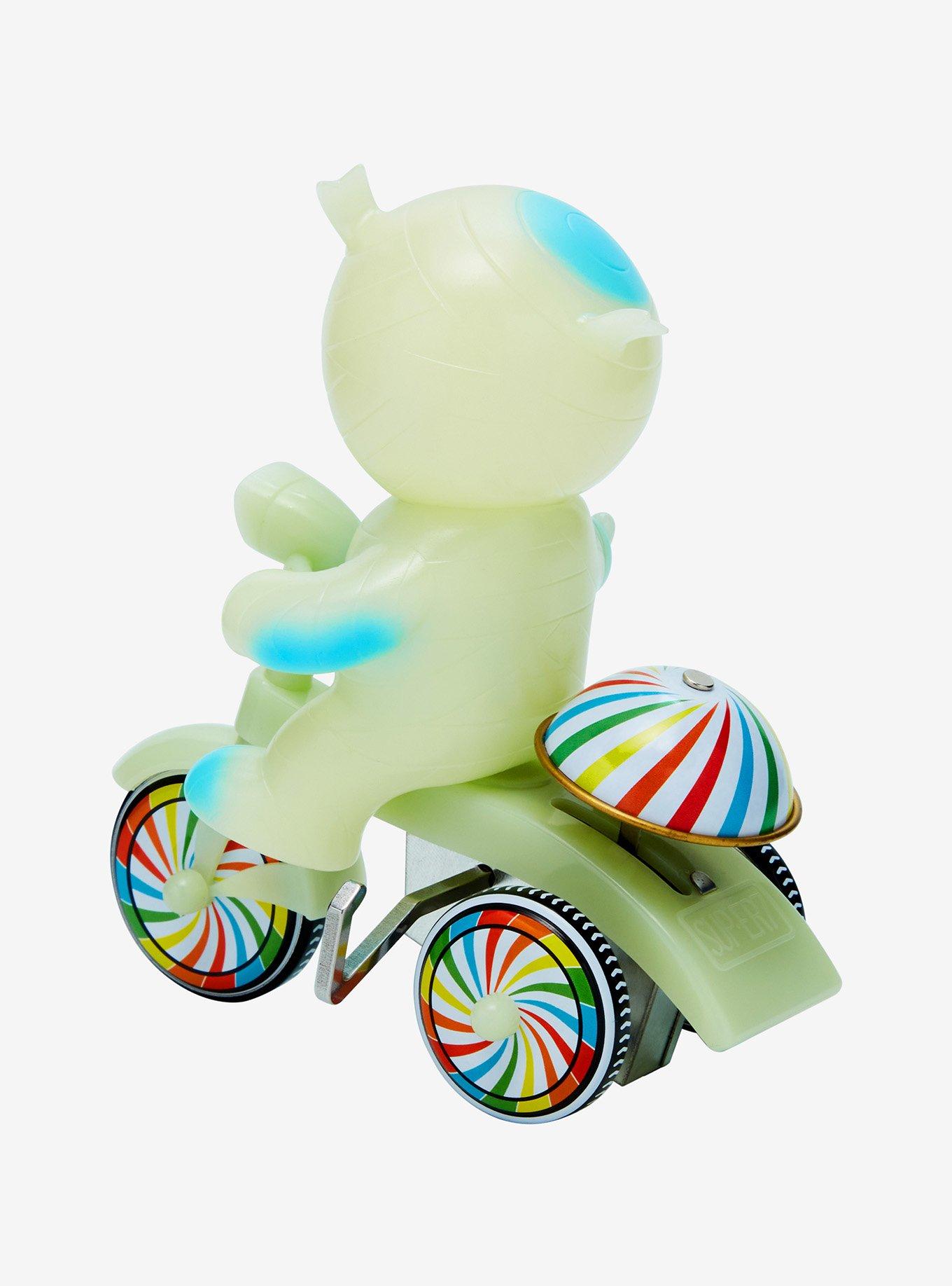 Super7 Super Cycles Mummy Boy on Trike Glow-in-the-Dark Figure, , alternate