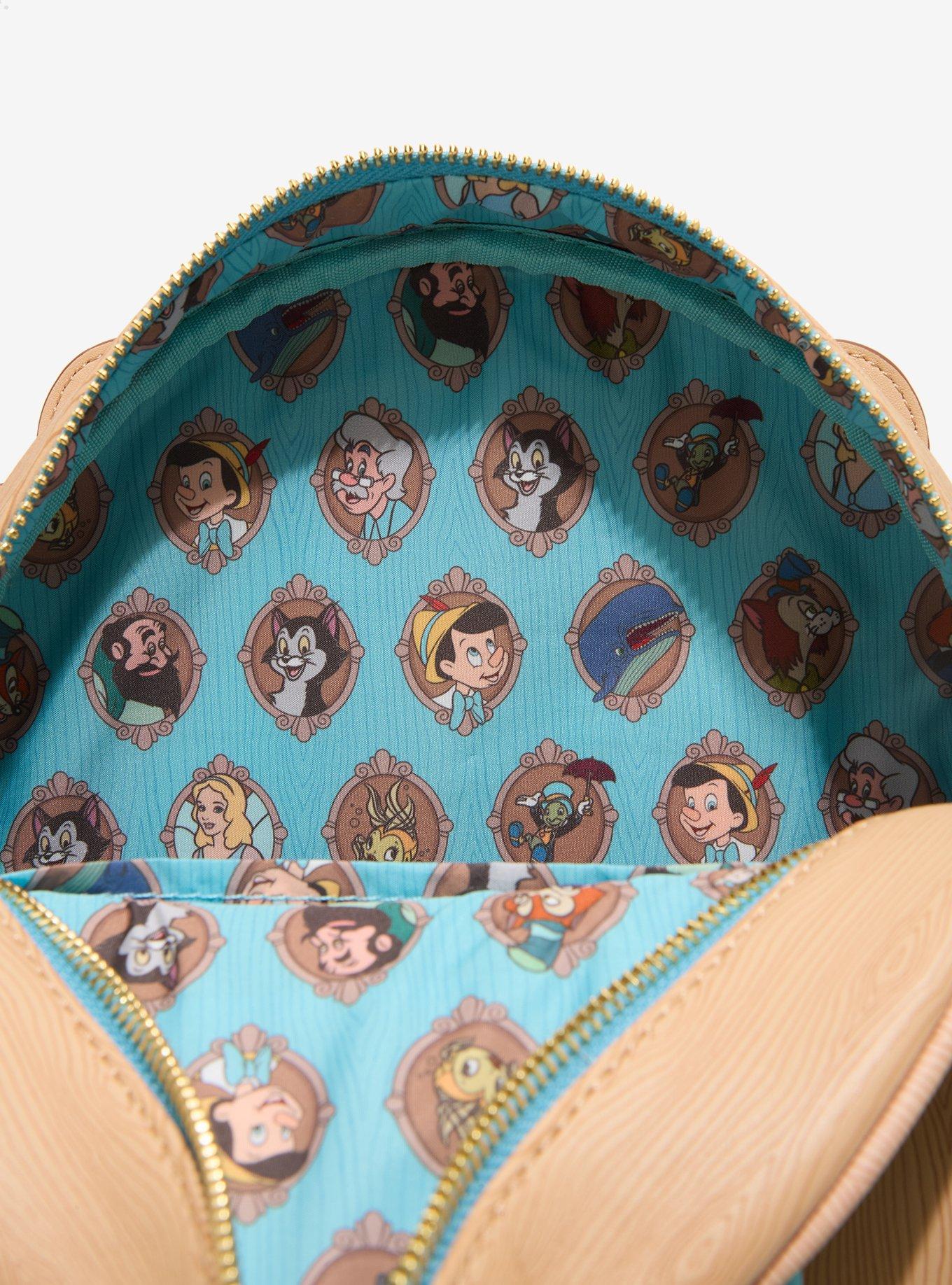 Loungefly Disney Pinocchio Cameo Mini Backpack, , alternate