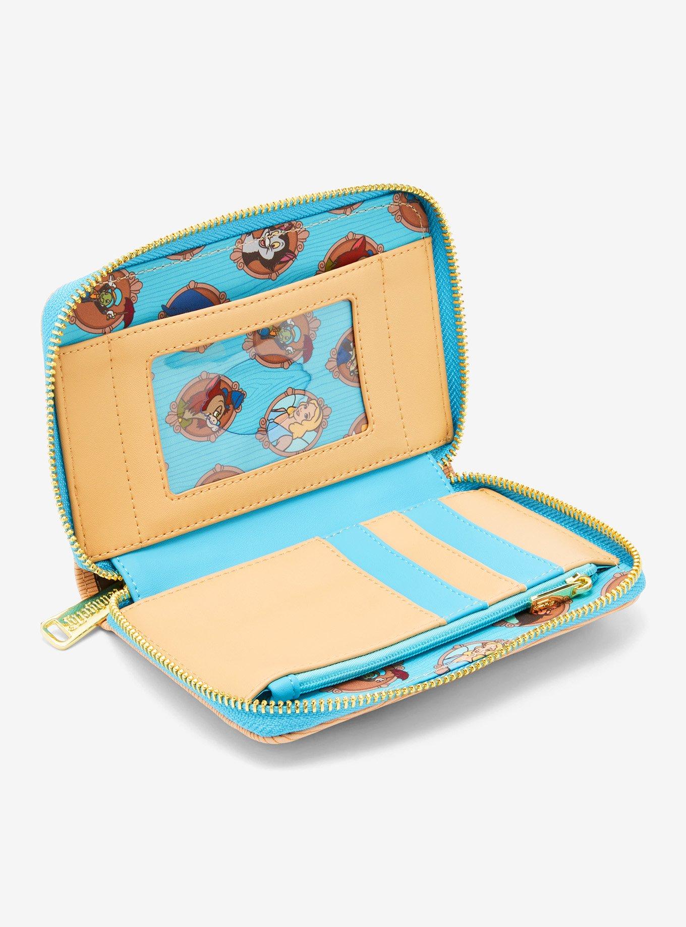 Loungefly Disney Pinocchio Cameo Zipper Wallet, , alternate