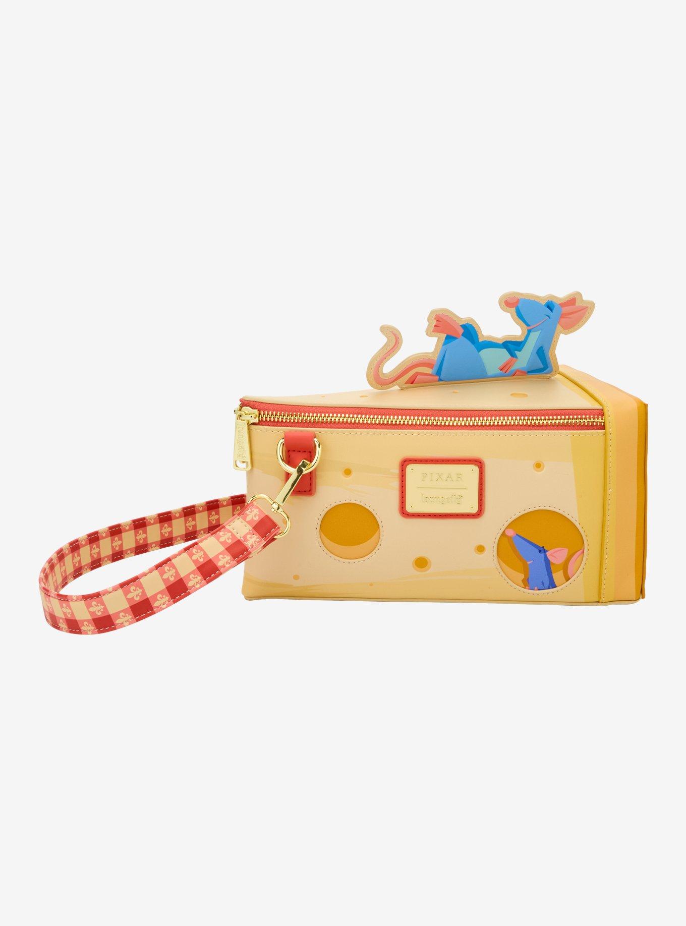Loungefly Disney Pixar Ratatouille Cheese Figural Crossbody Bag, , alternate