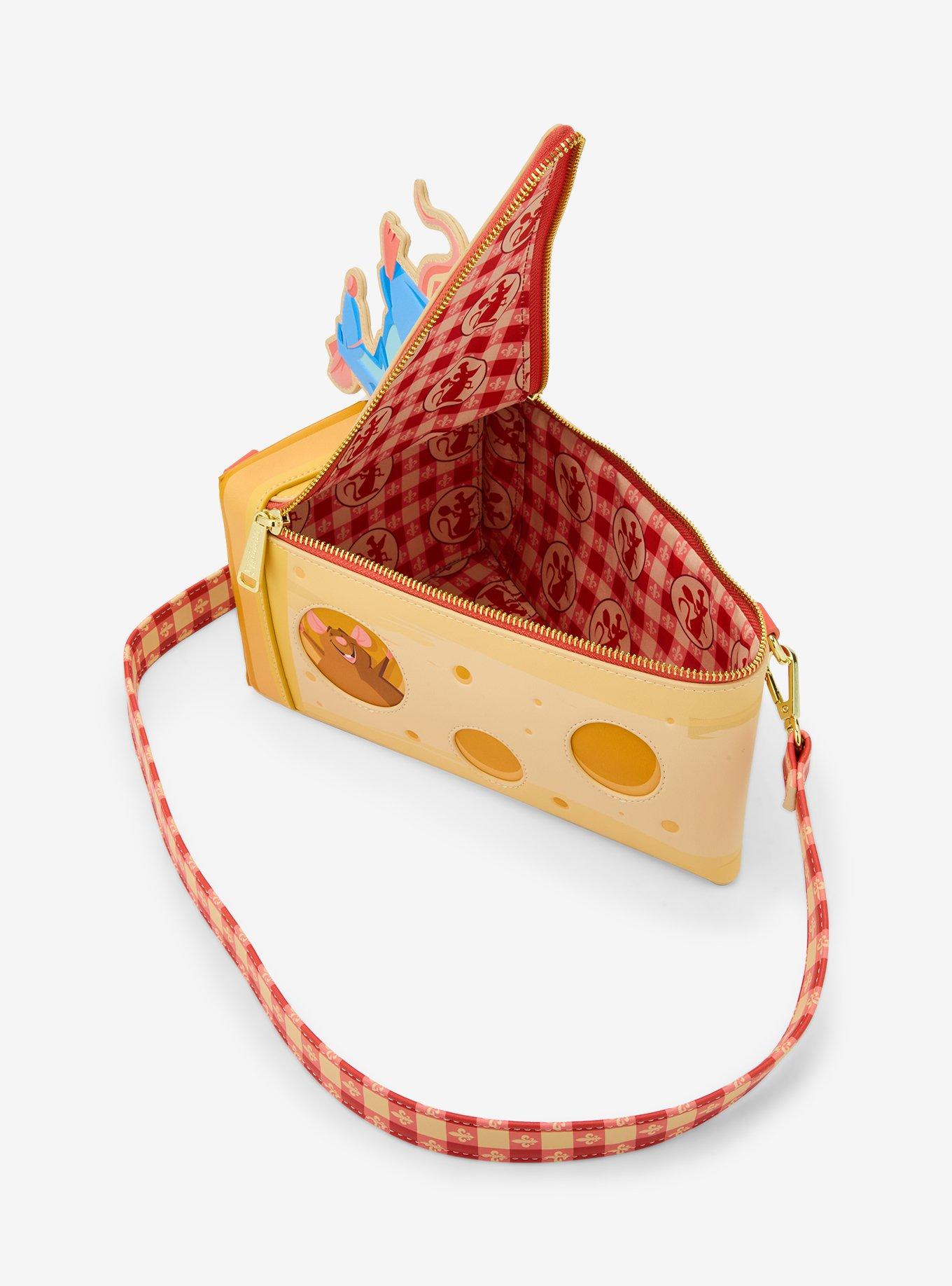 Loungefly Disney Pixar Ratatouille Cheese Figural Crossbody Bag, , alternate