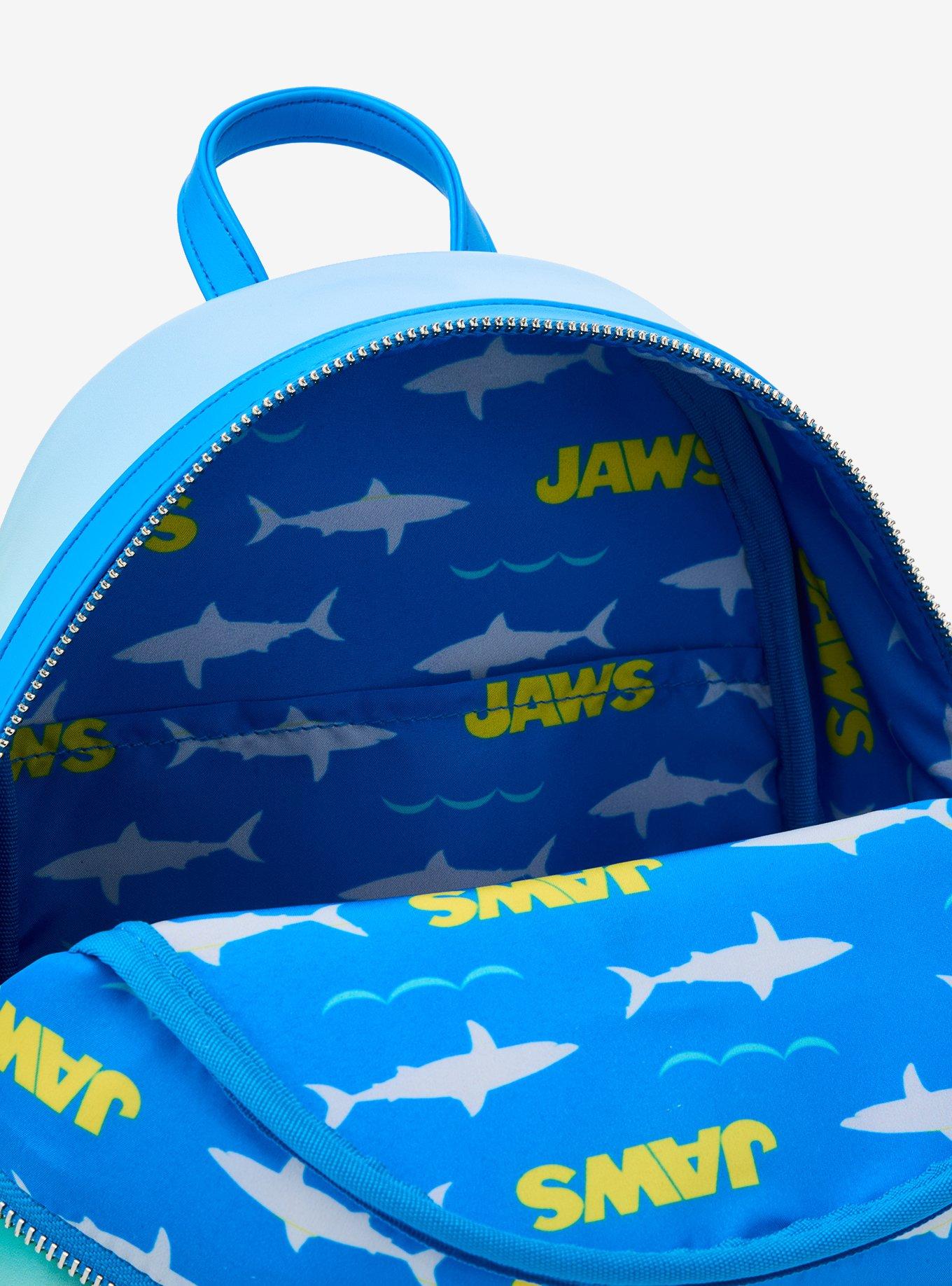 Loungefly Jaws Moving Shark Mini Backpack, , alternate