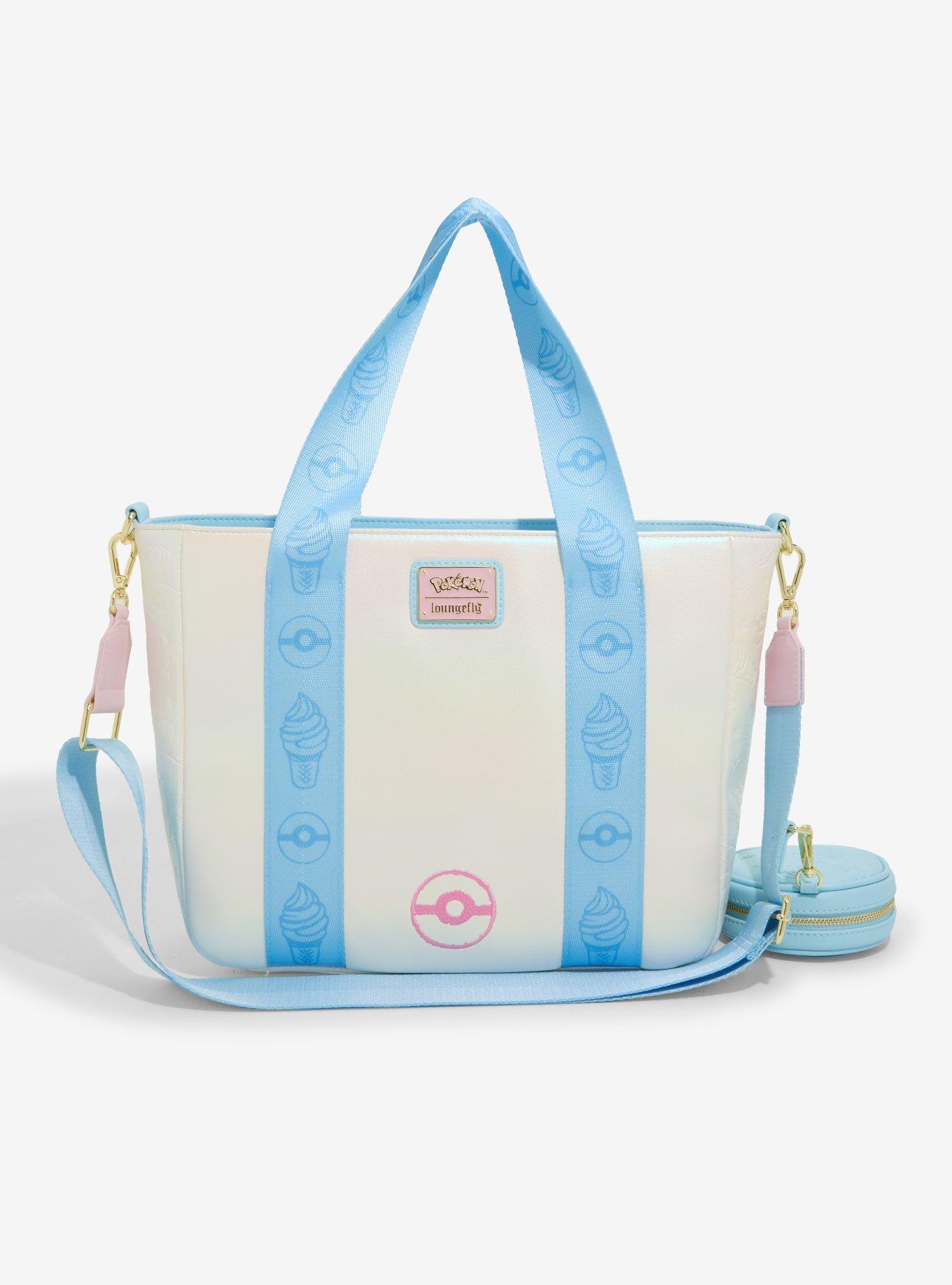 Loungefly Pokemon Pikachu Treats Iridescent Tote Bag With Coin Purse, , alternate