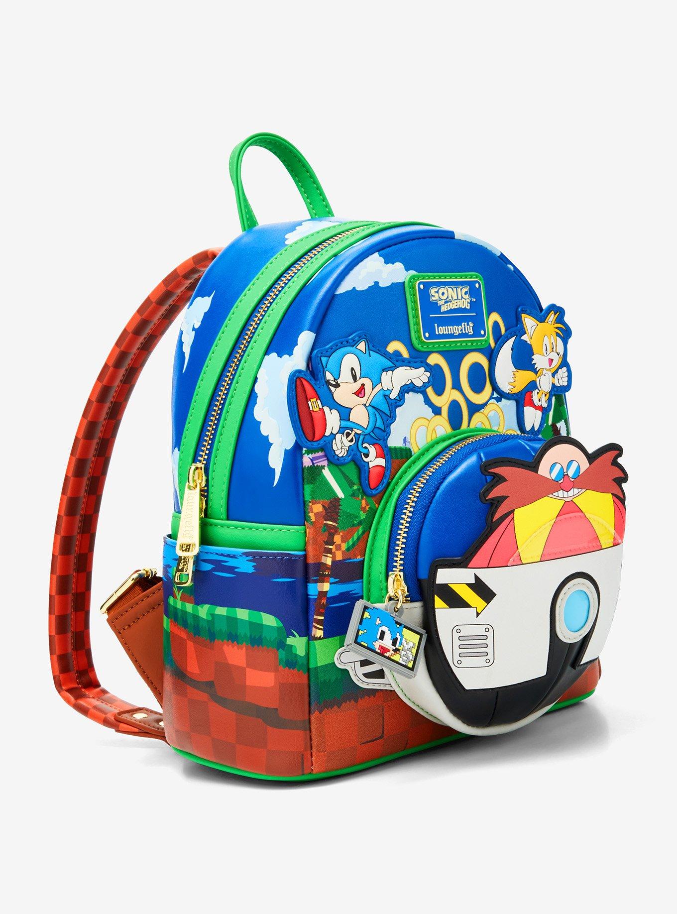 Loungefly Sonic The Hedgehog Egg Mobile Light-Up Mini Backpack, , alternate