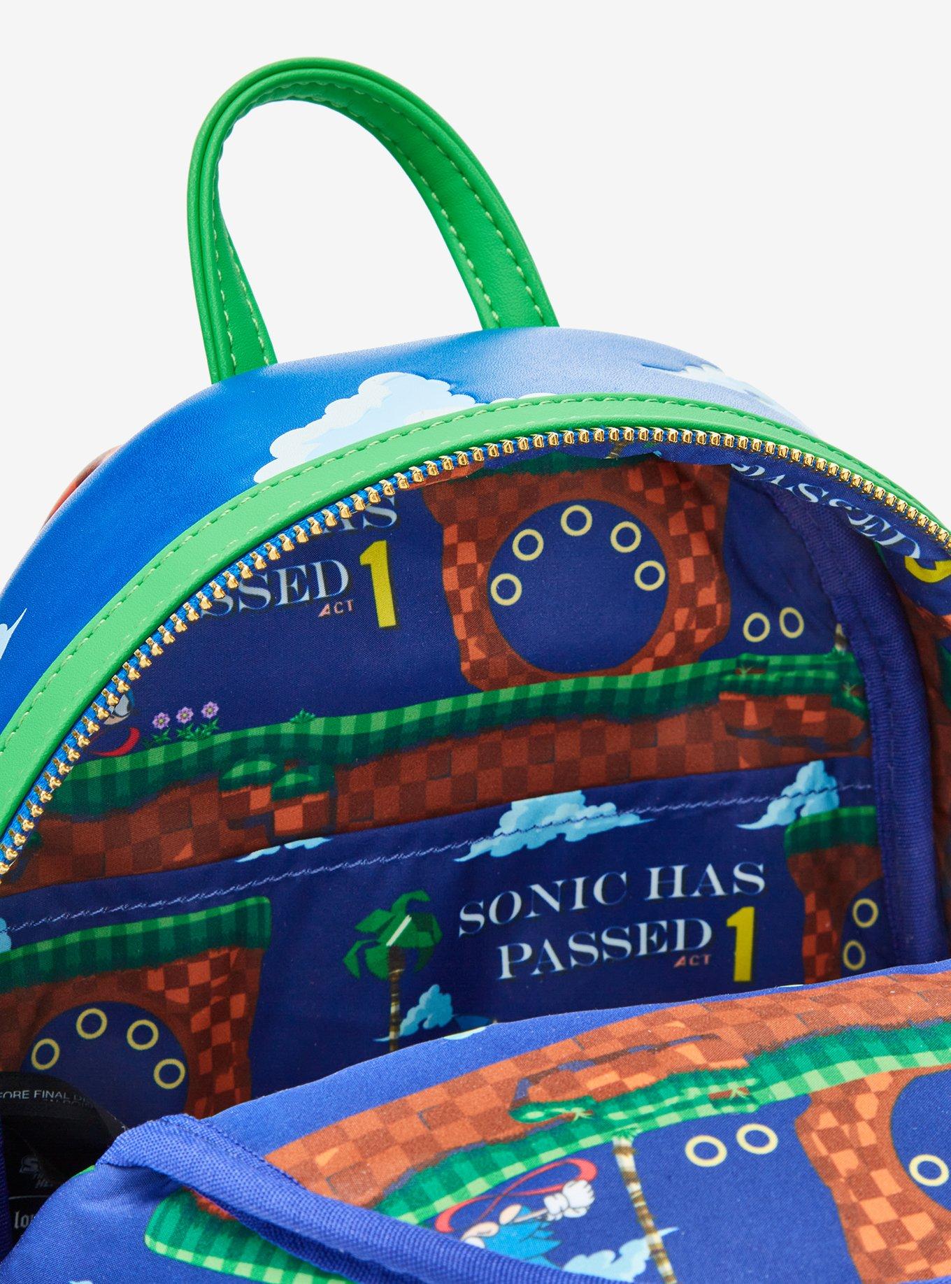 Loungefly Sonic The Hedgehog Egg Mobile Light-Up Mini Backpack, , alternate