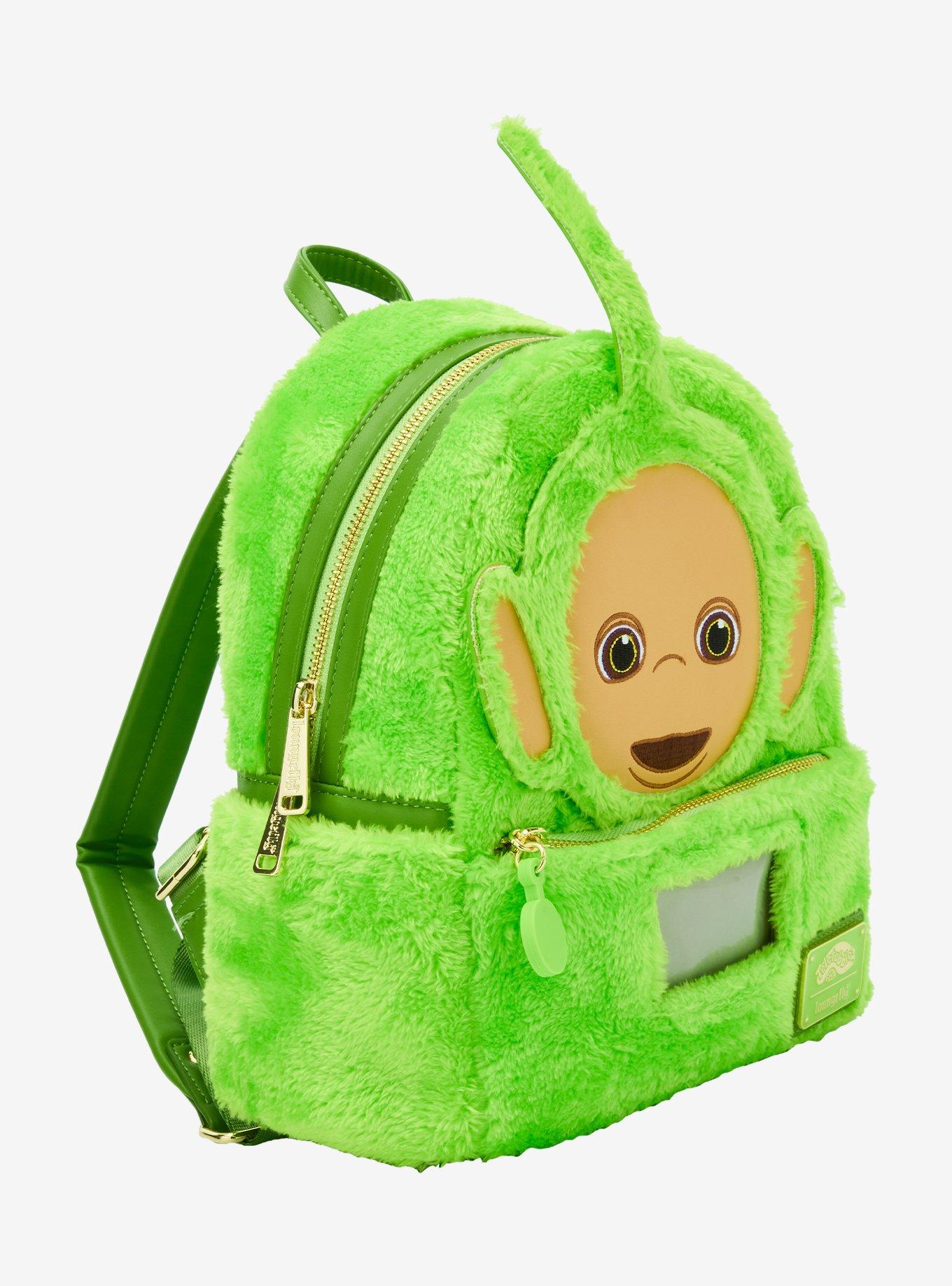 Loungefly Teletubbies Dipsy Fuzzy Light-Up Mini Backpack, , alternate