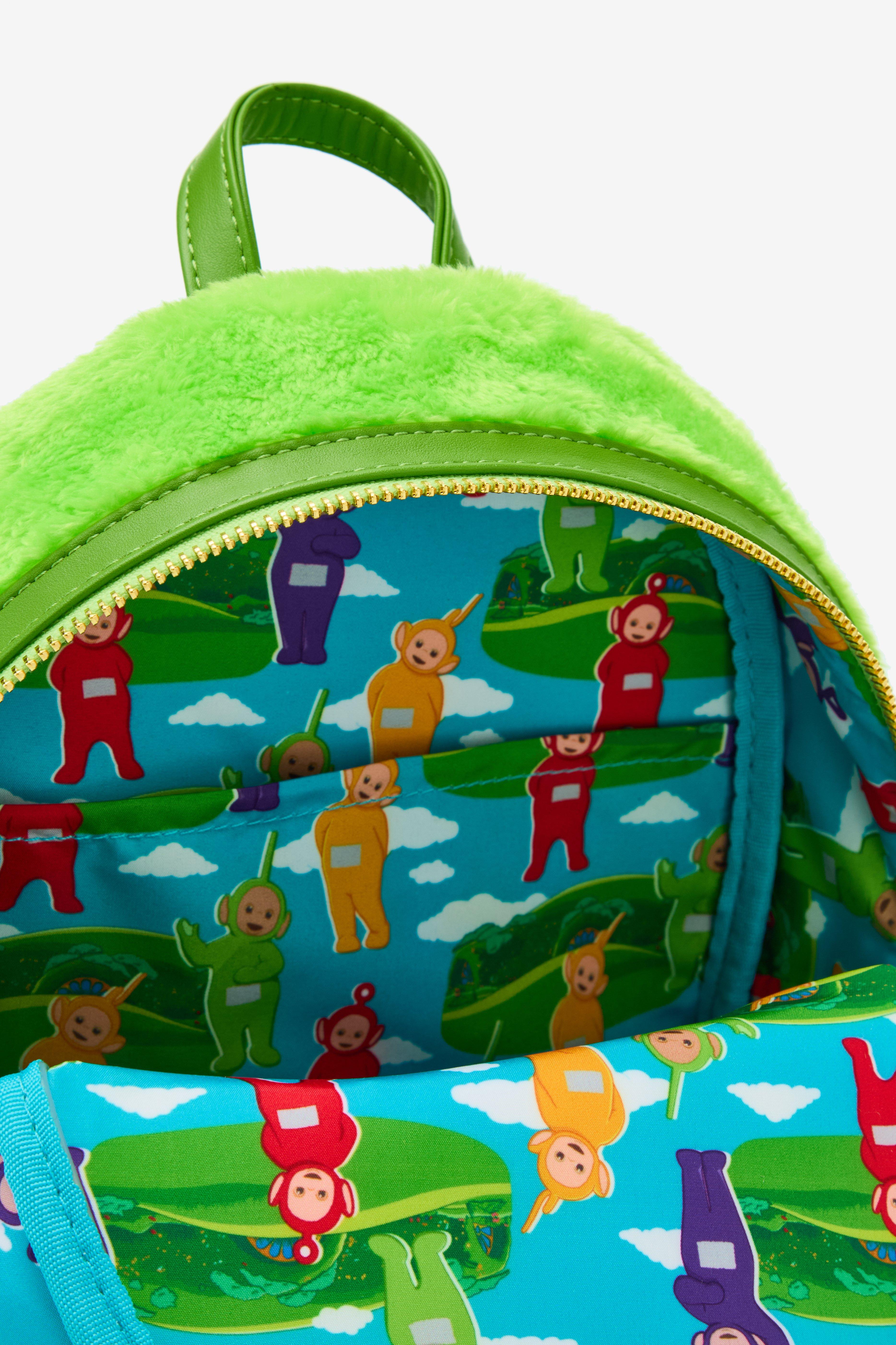 Loungefly Teletubbies Dipsy Fuzzy Light-Up Mini Backpack, , alternate