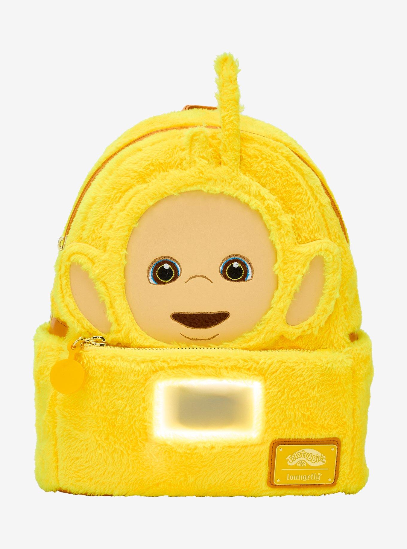 Loungefly Teletubbies Laa-Laa Fuzzy Light-Up Mini Backpack, , hi-res