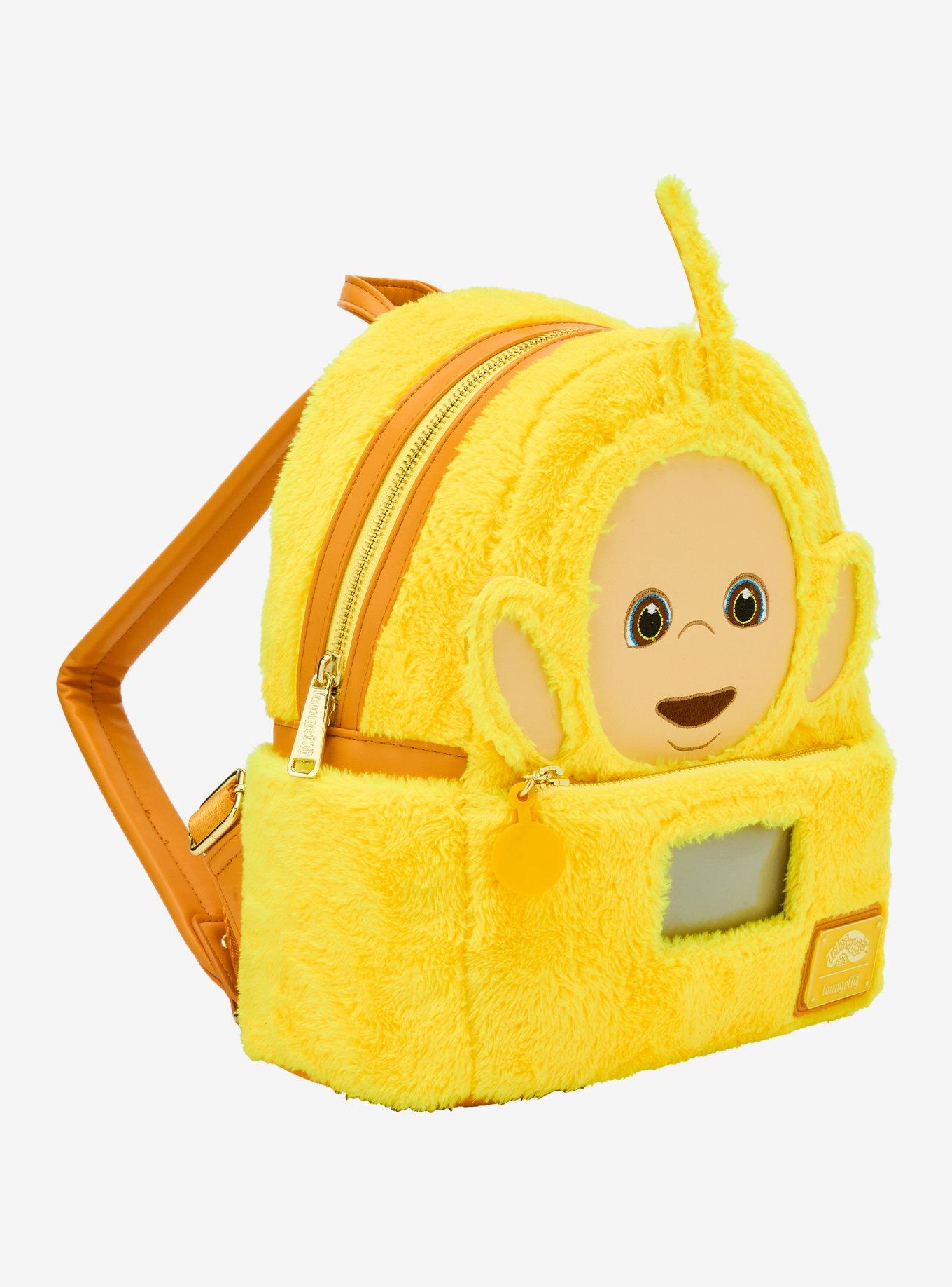 Loungefly Teletubbies Laa-Laa Fuzzy Light-Up Mini Backpack, , alternate