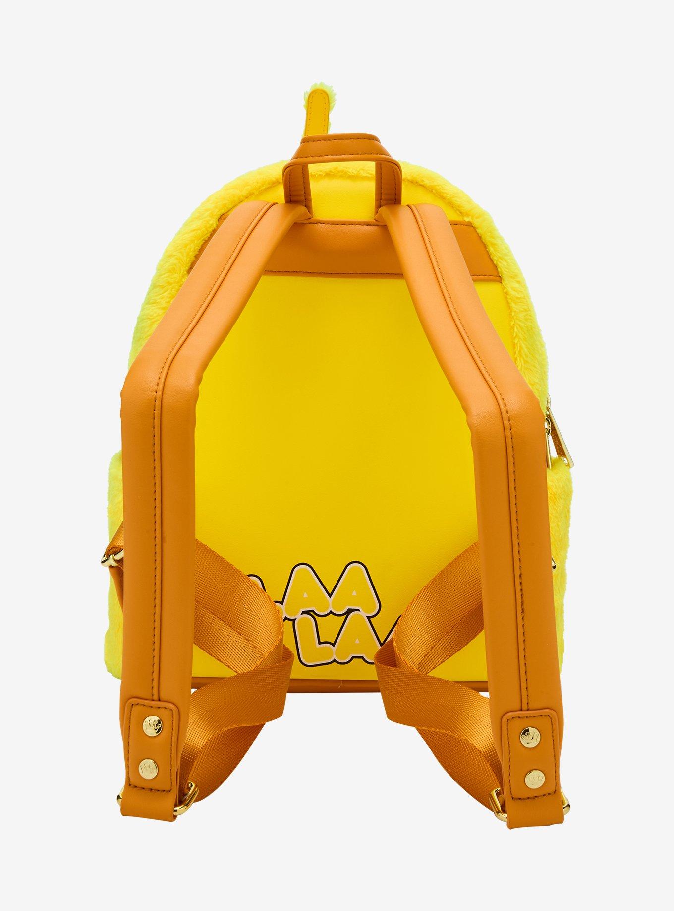 Loungefly Teletubbies Laa-Laa Fuzzy Light-Up Mini Backpack, , alternate