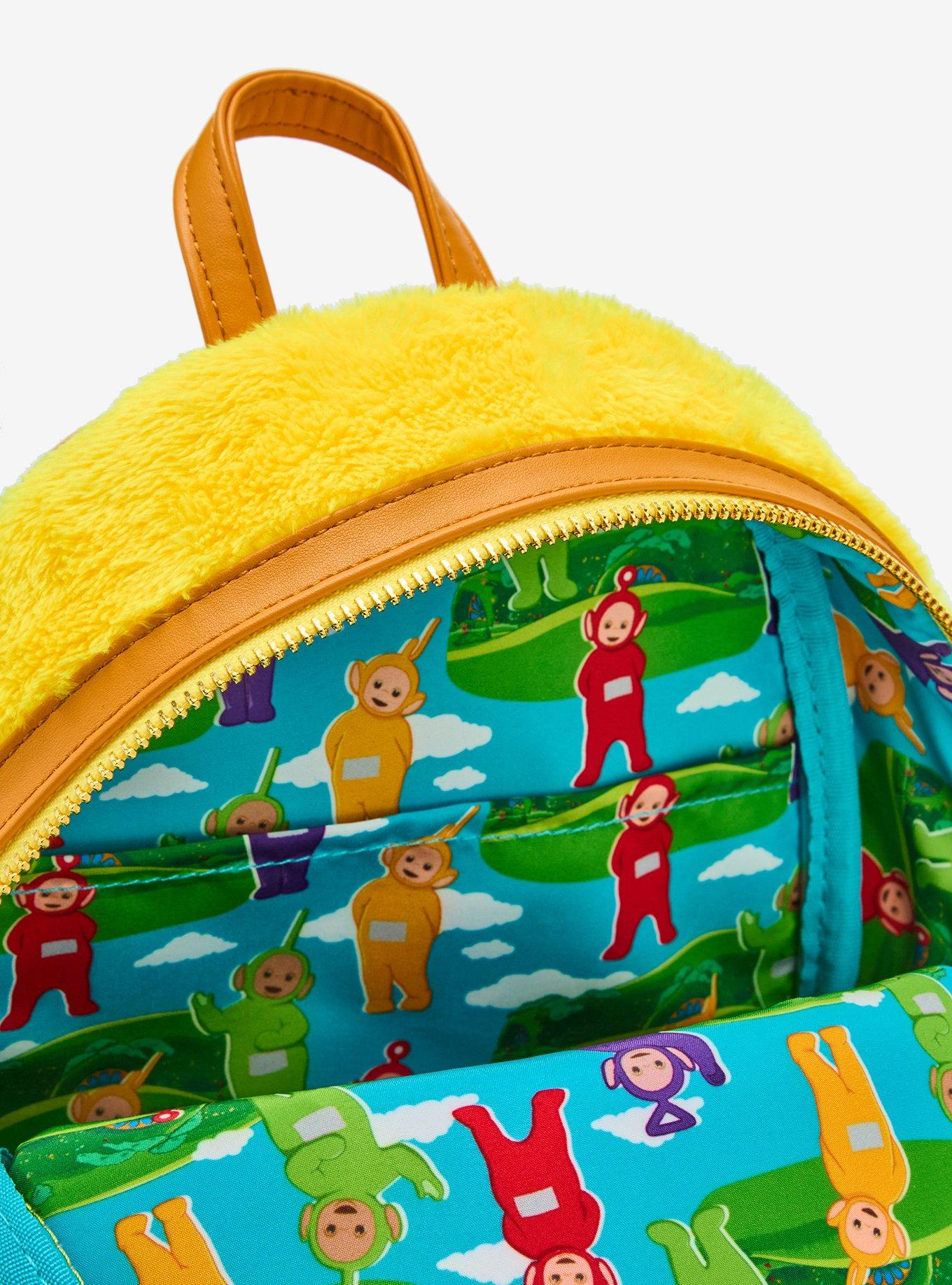 Loungefly Teletubbies Laa-Laa Fuzzy Light-Up Mini Backpack, , alternate