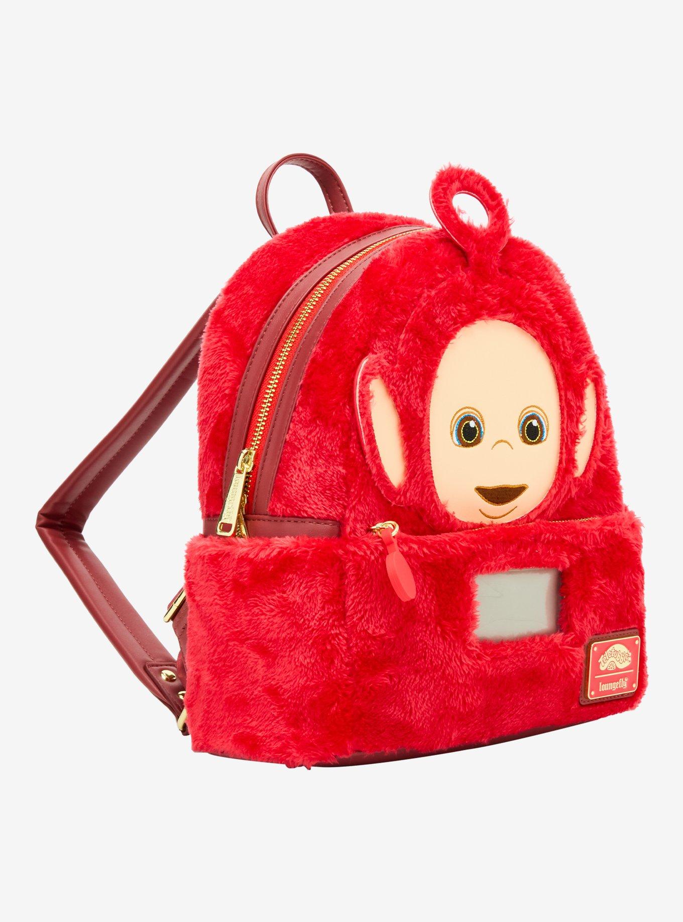 Loungefly Teletubbies Po Fuzzy Light-Up Mini Backpack, , alternate