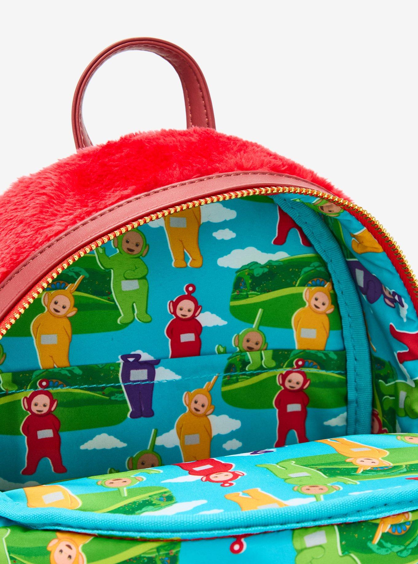 Loungefly Teletubbies Po Fuzzy Light-Up Mini Backpack, , alternate