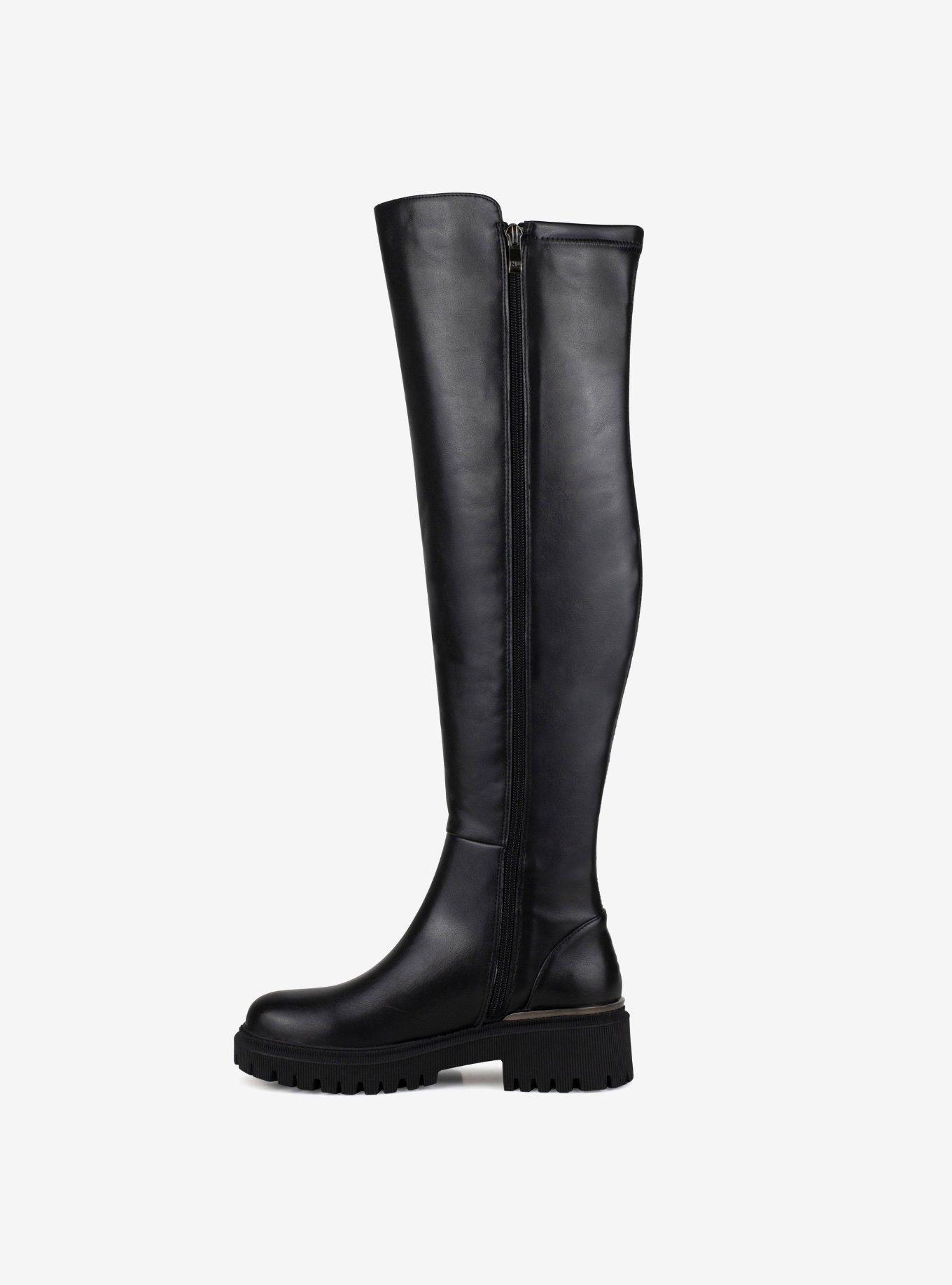 Freeport Stretch Over The Knee Boot Black, , hi-res