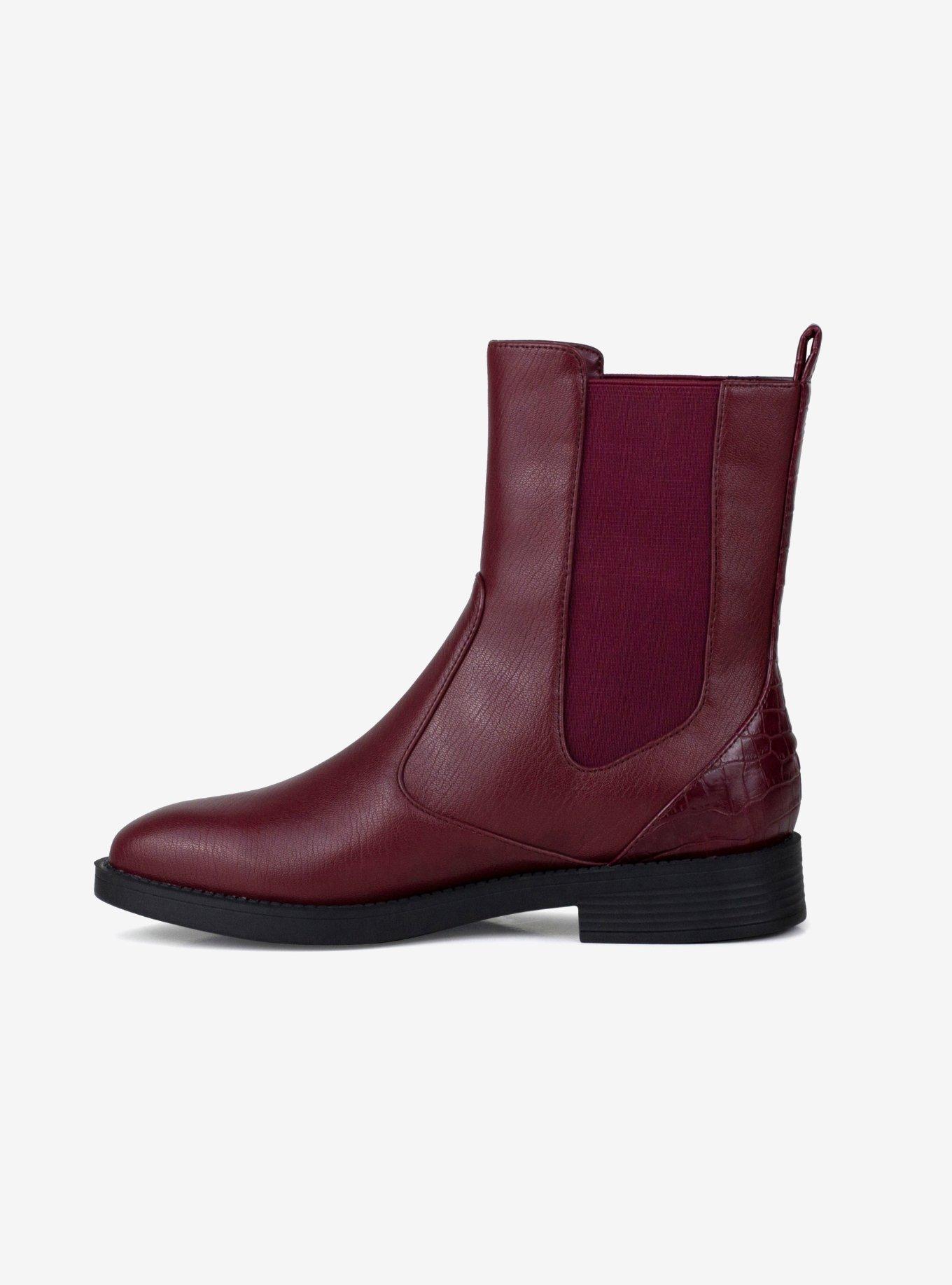 Cassidy Stretch Chelsea Boot Burgundy, , hi-res