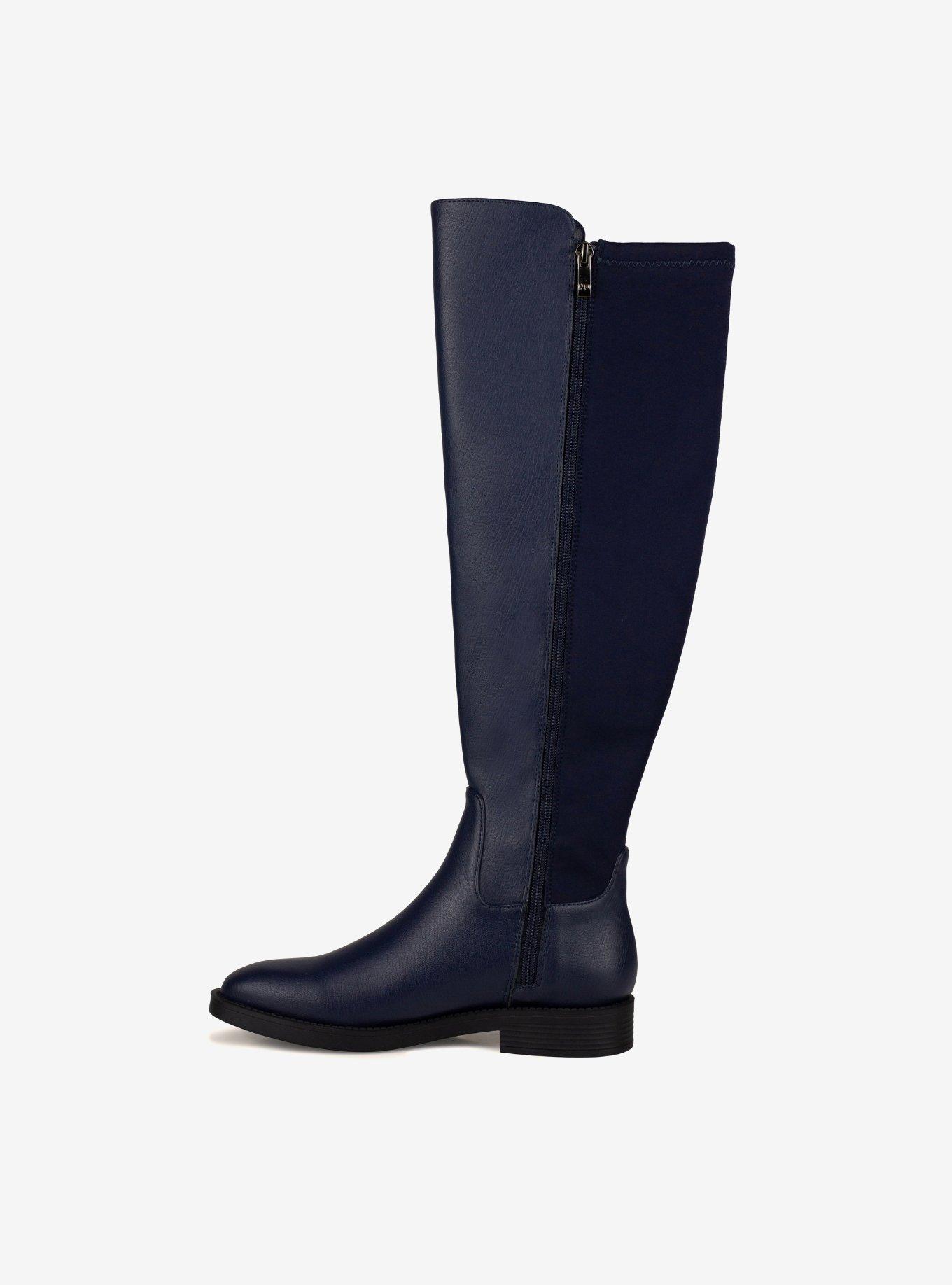 Crush Stretch Riding Boot Navy, , hi-res