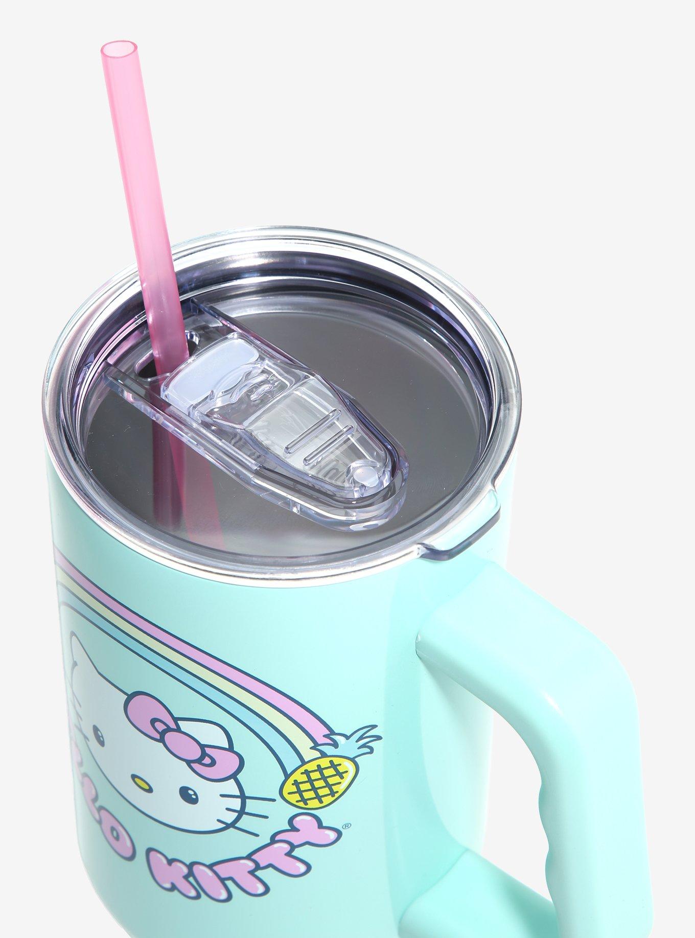 Hello Kitty Rainbow Tropical Stainless Steel Travel Cup, , alternate