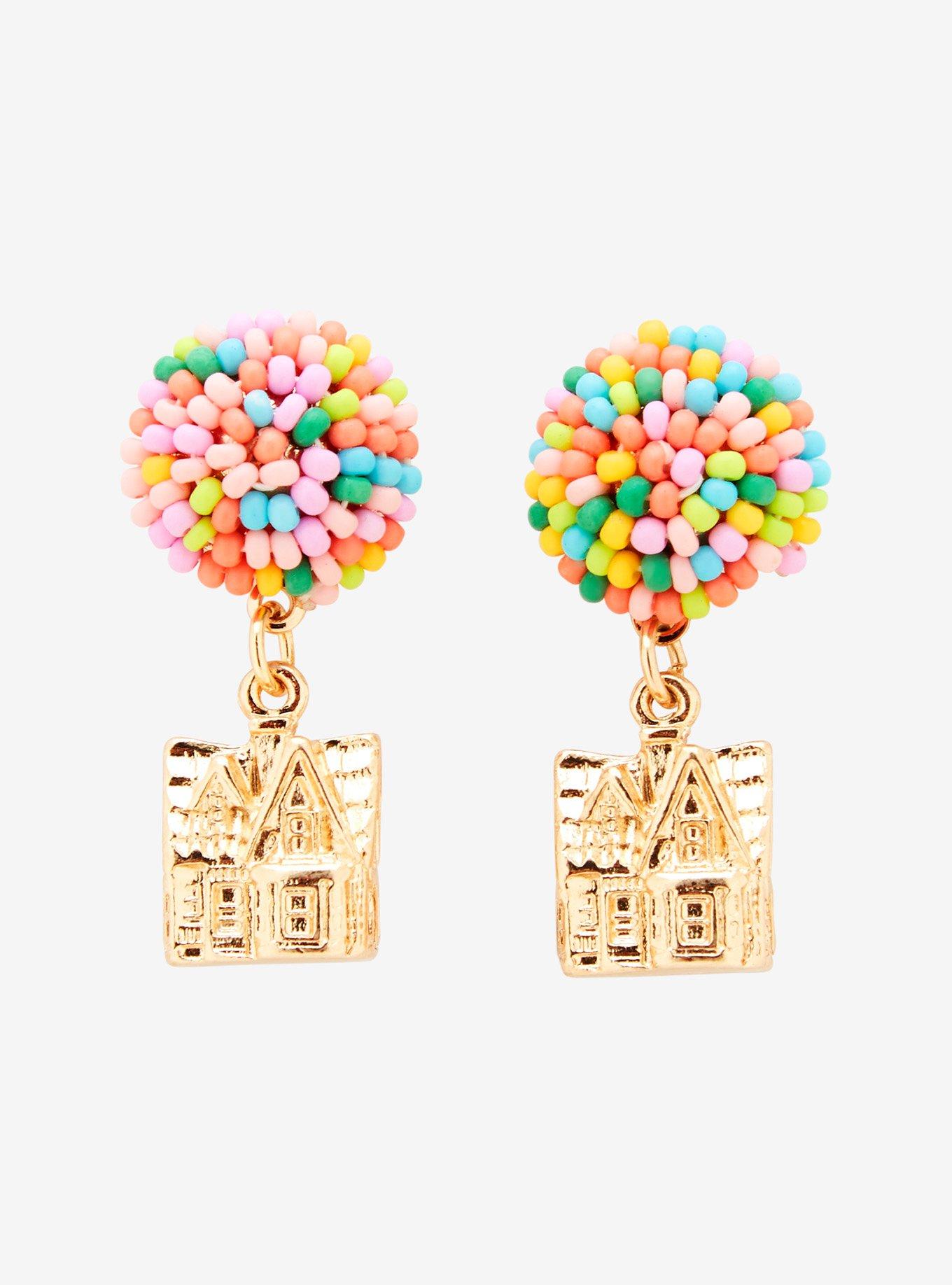 Disney Pixar Up Floating House Statement Earrings, , hi-res