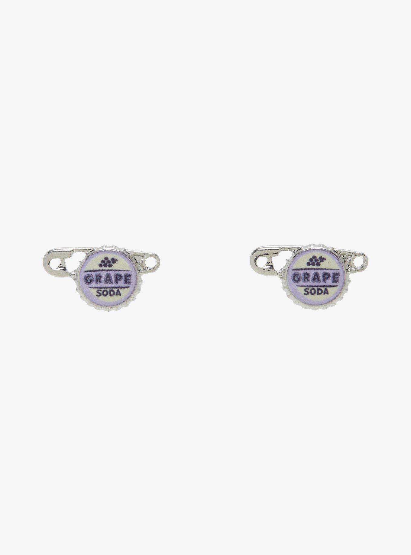 Disney Pixar Up Grape Soda Bottlecap Earrings, , hi-res