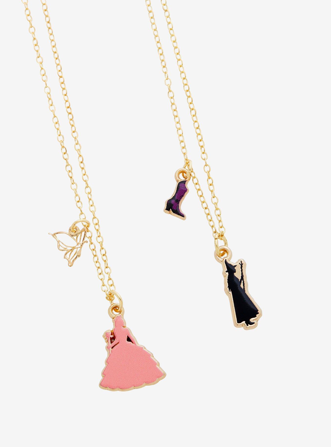 Wicked Glinda & Elphaba Bestie Necklace Set, , alternate