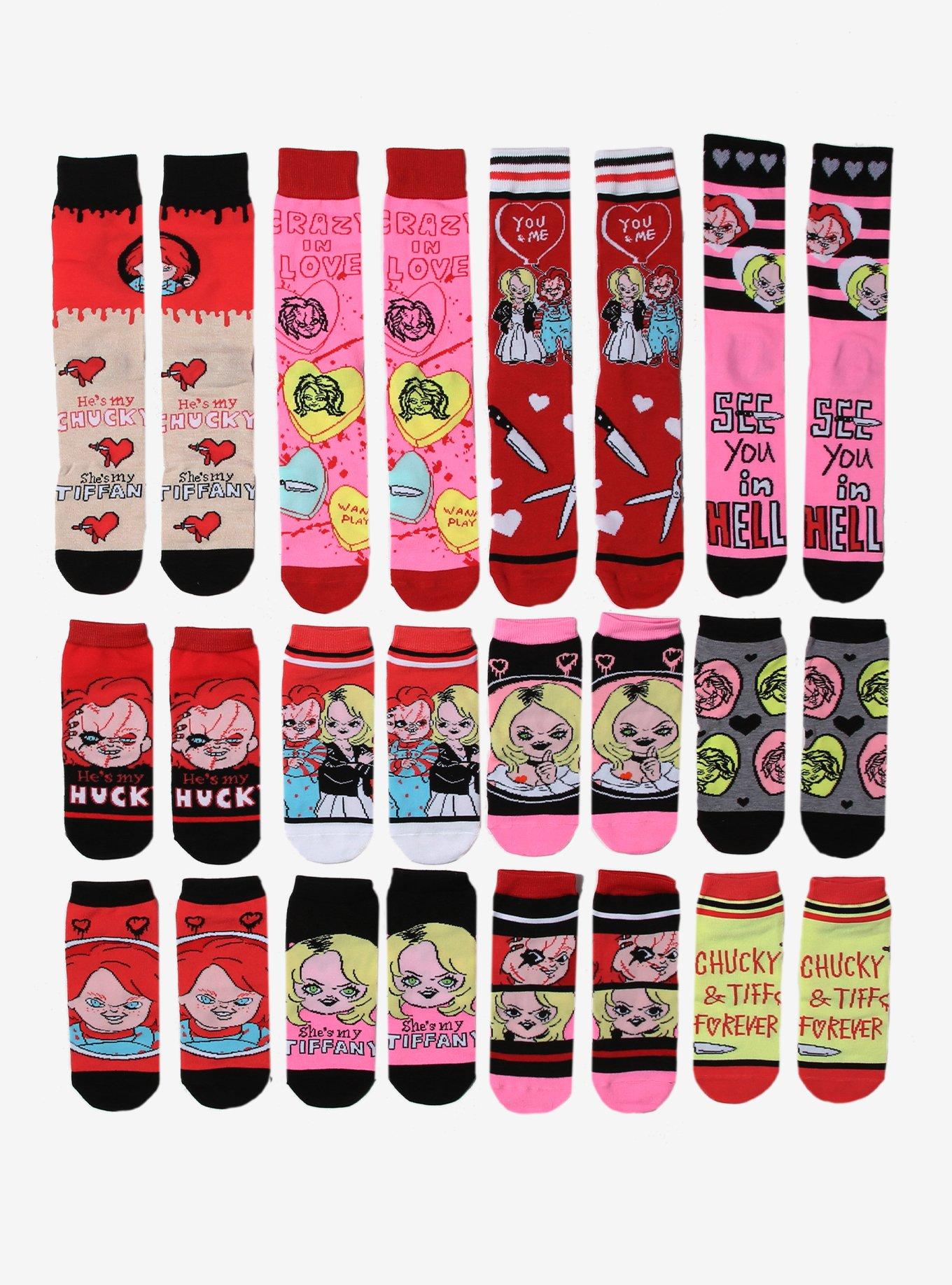 Chucky Valentine Sock Gift Set, , hi-res